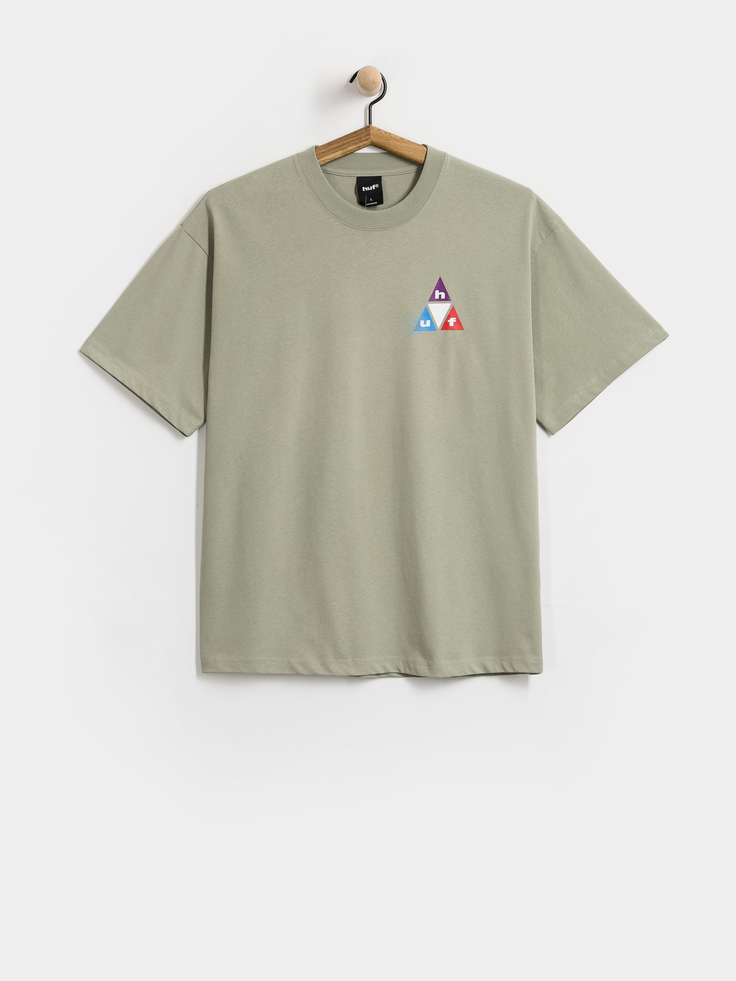 Тениска HUF Prism TT (desert green)