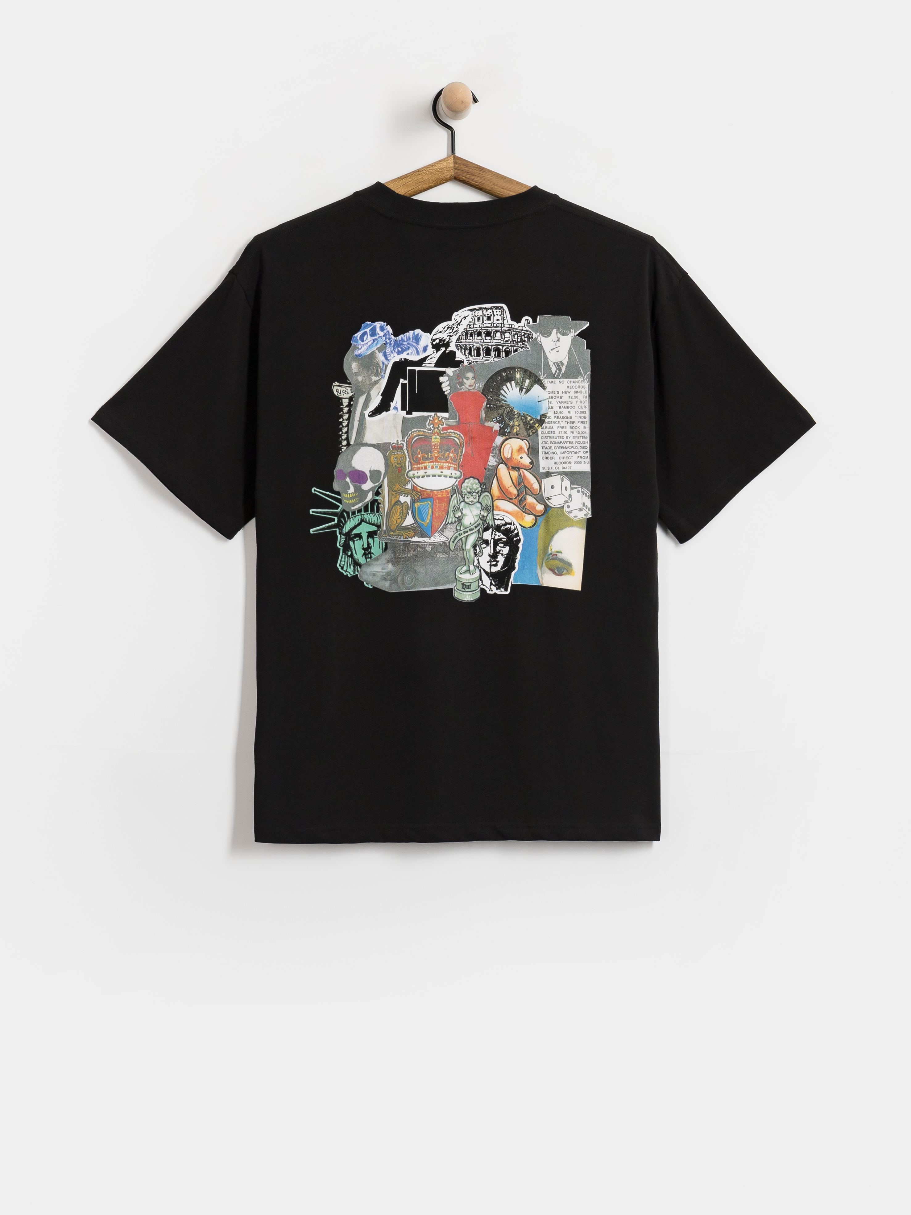 Тениска HUF Boulevard Status (black)