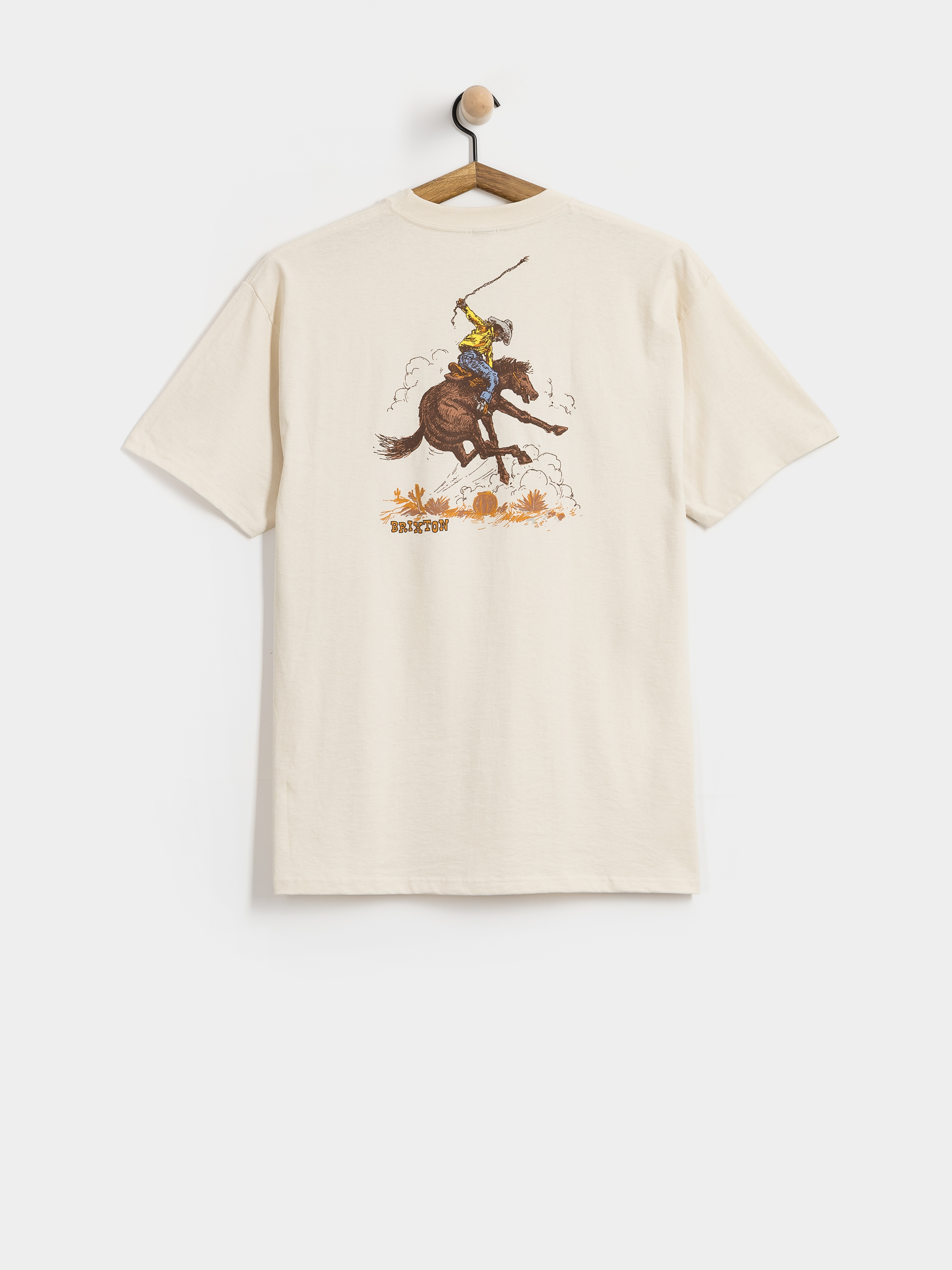 Тениска Brixton Stirrup Stnd (cream)