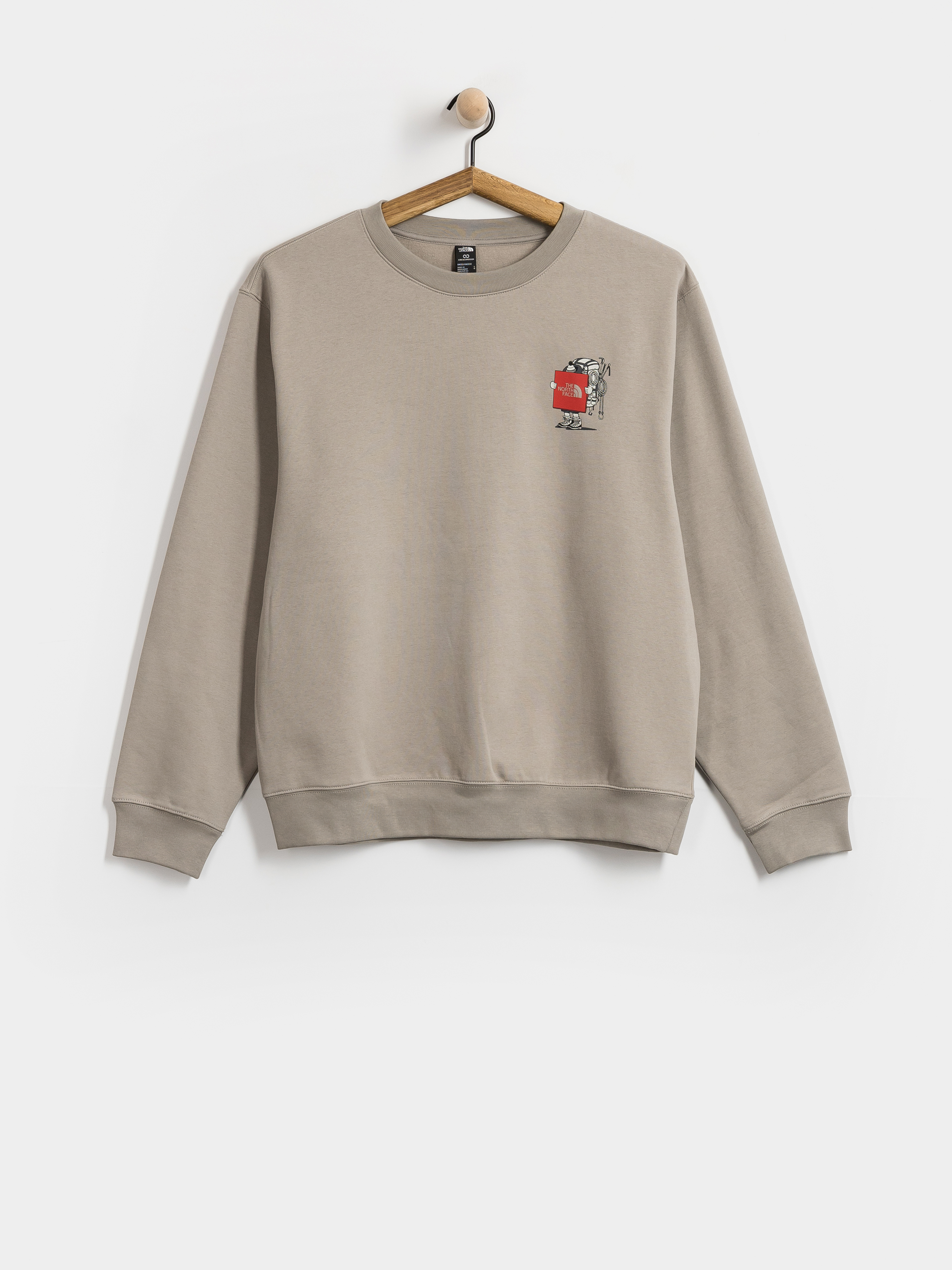 Суитшърт The North Face Gear Up Get Out Relaxed (stone slab)