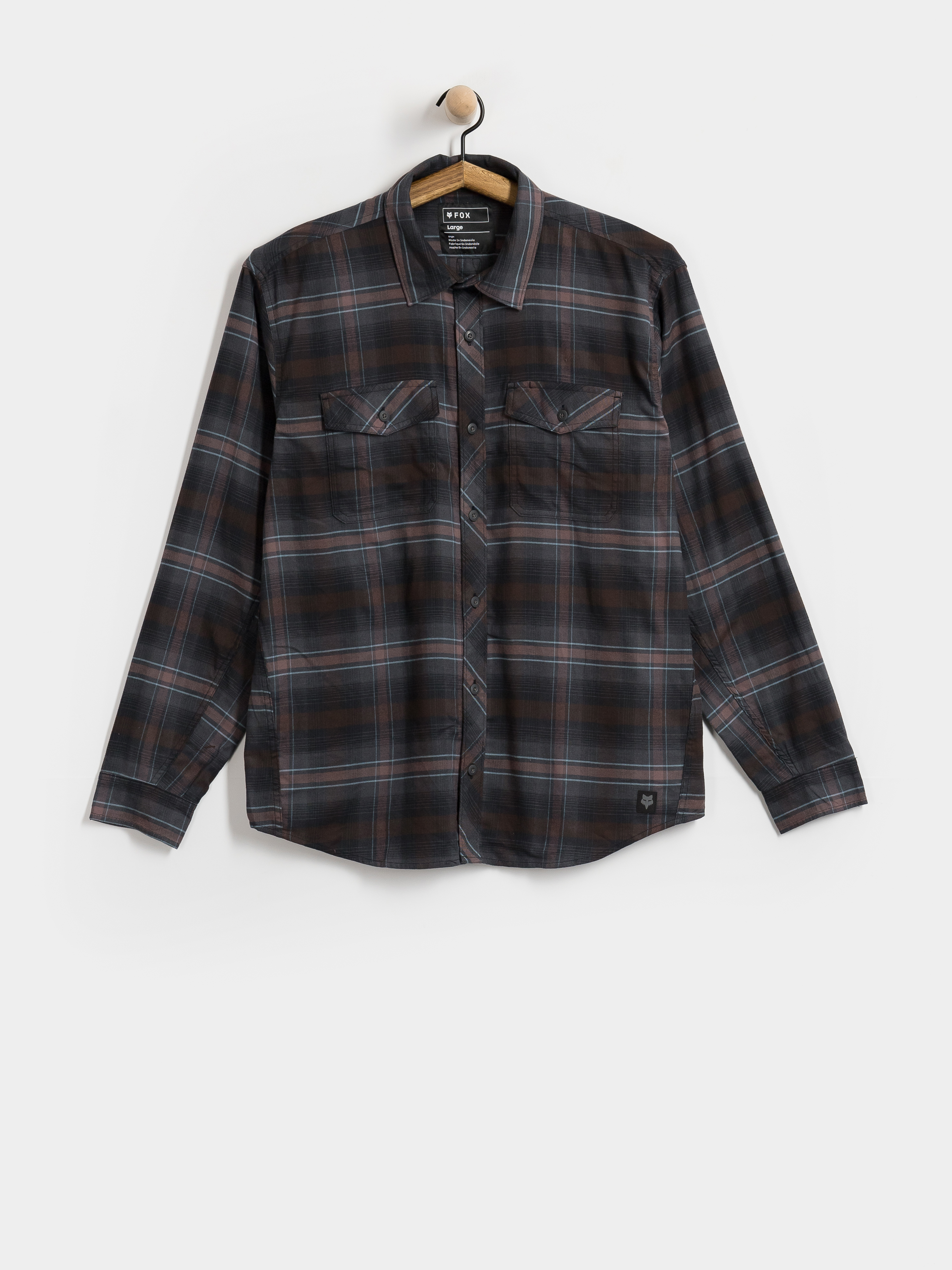 u0420u0438u0437u0430 Fox Survivalist Stretch Flannel (black)