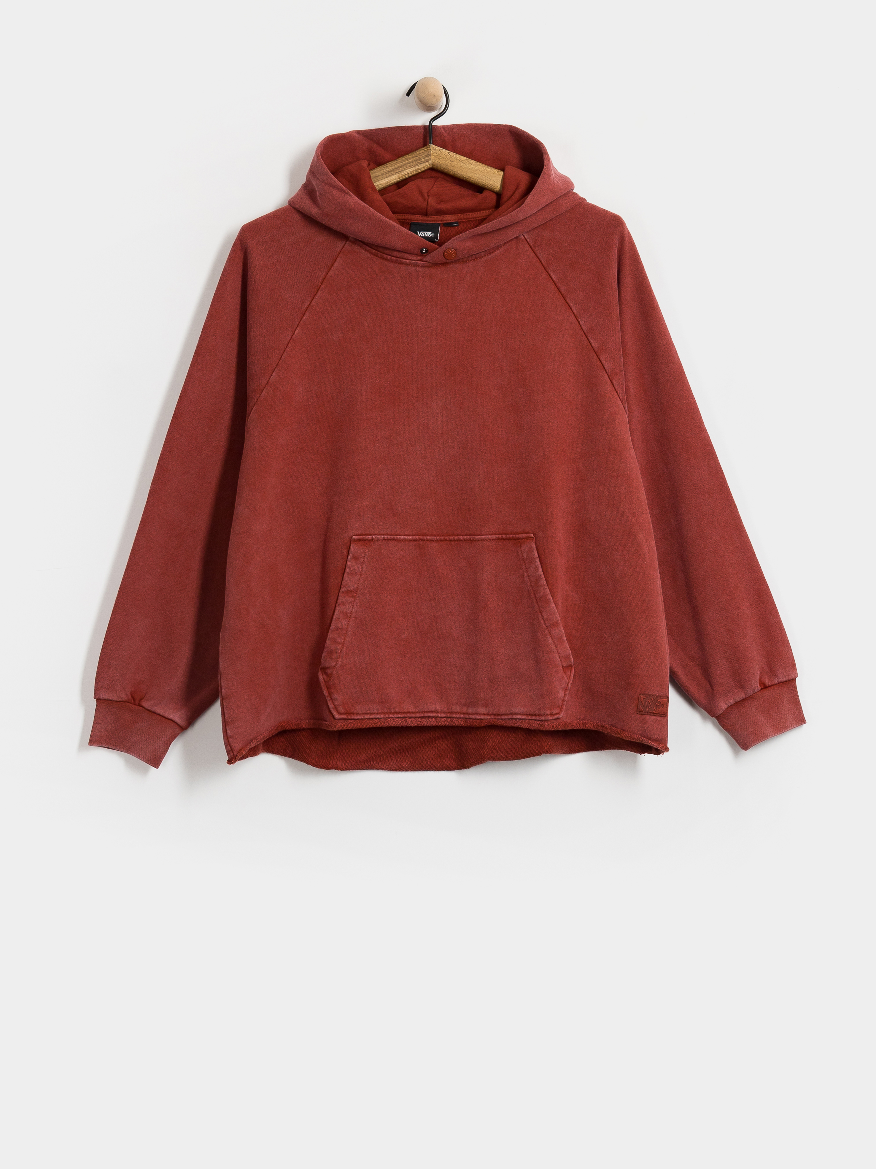 Суитшърт с качулка Vans Tilt Rolled Hem HD (poppy ember)