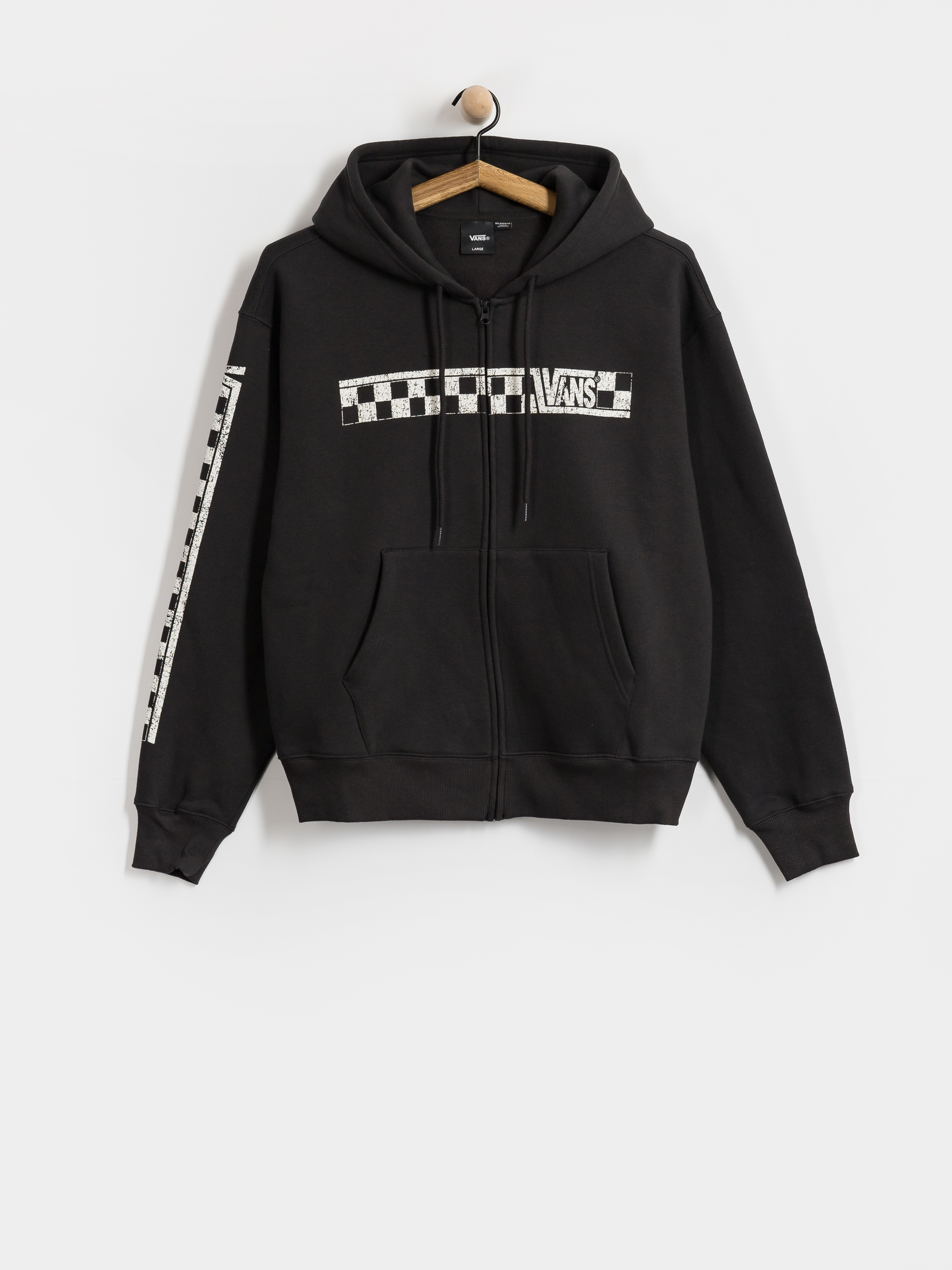 Суитшърт с качулка Vans Racing ZHD (black)