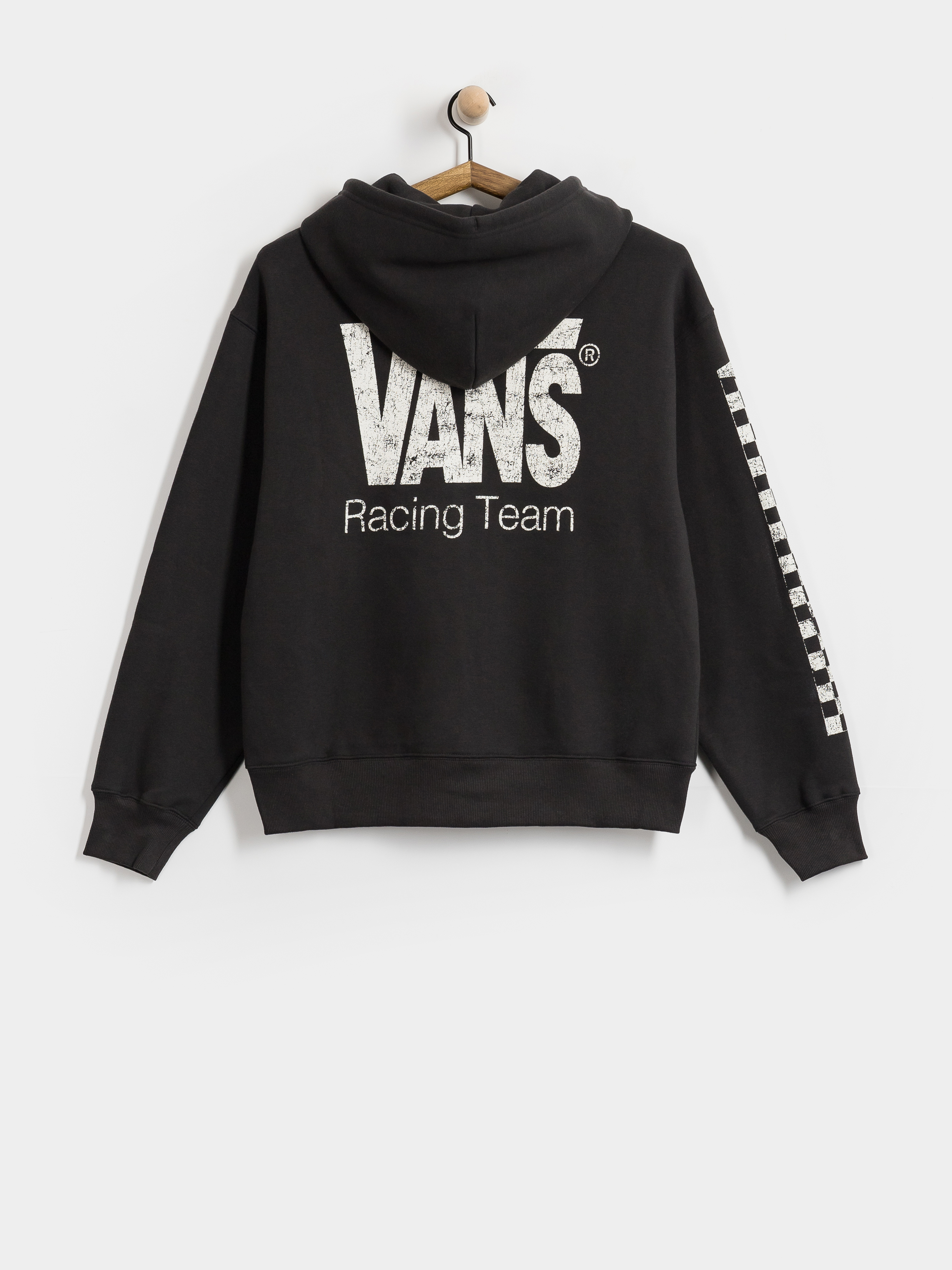 Суитшърт с качулка Vans Racing ZHD (black)