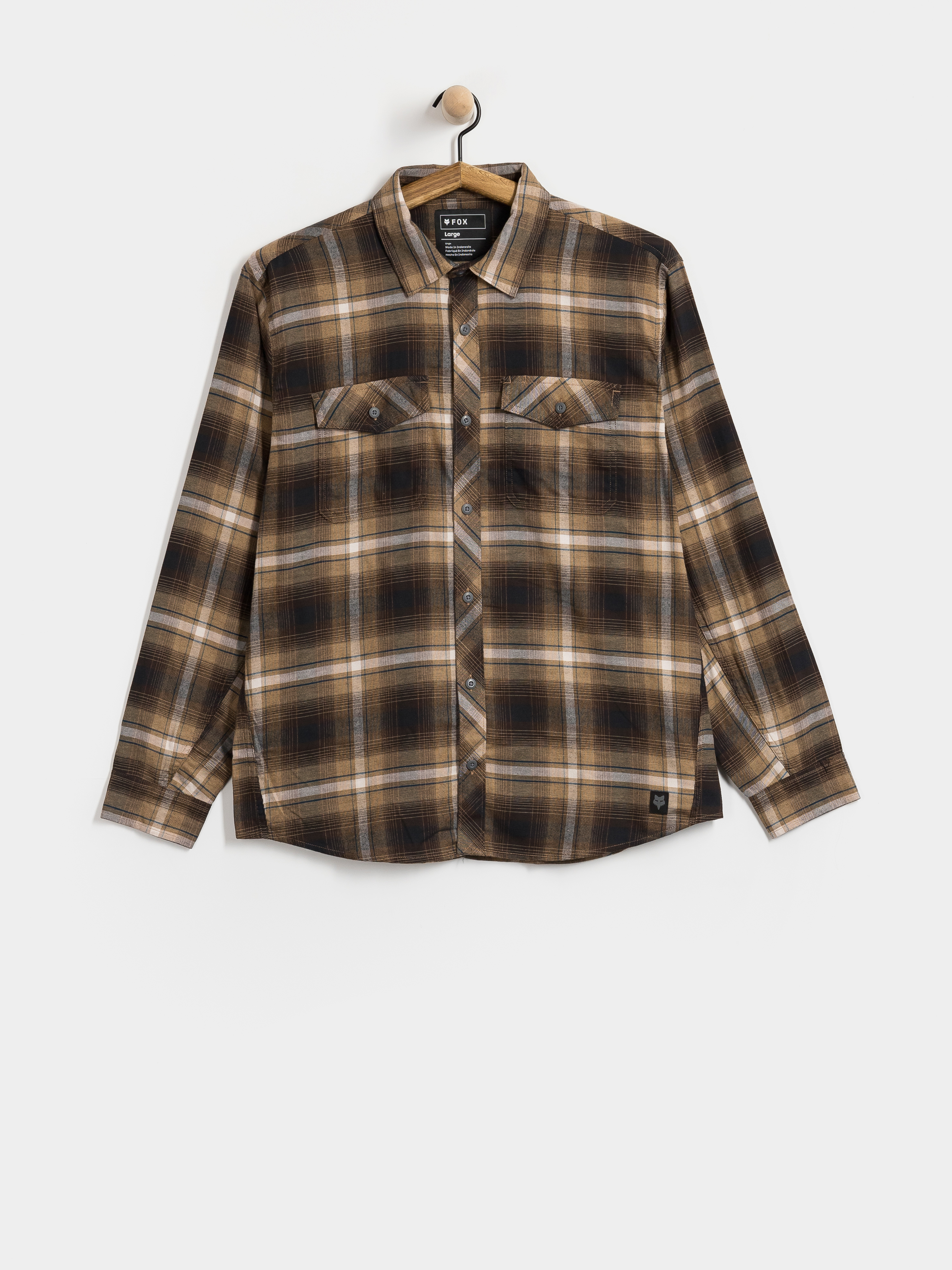 u0420u0438u0437u0430 Fox Survivalist Stretch Flannel (brown sugar)