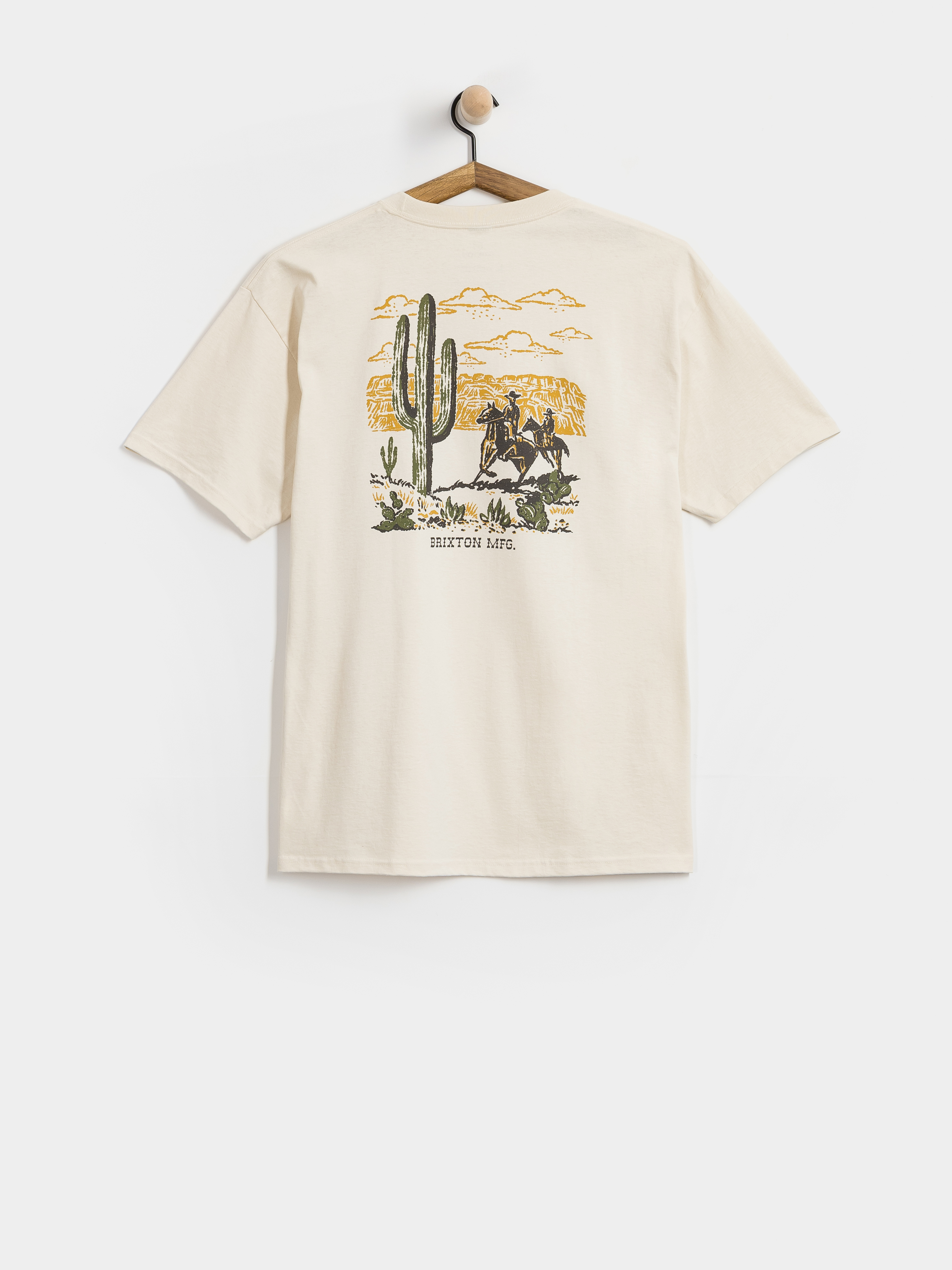 Тениска Brixton Keslo Stnd (cream)