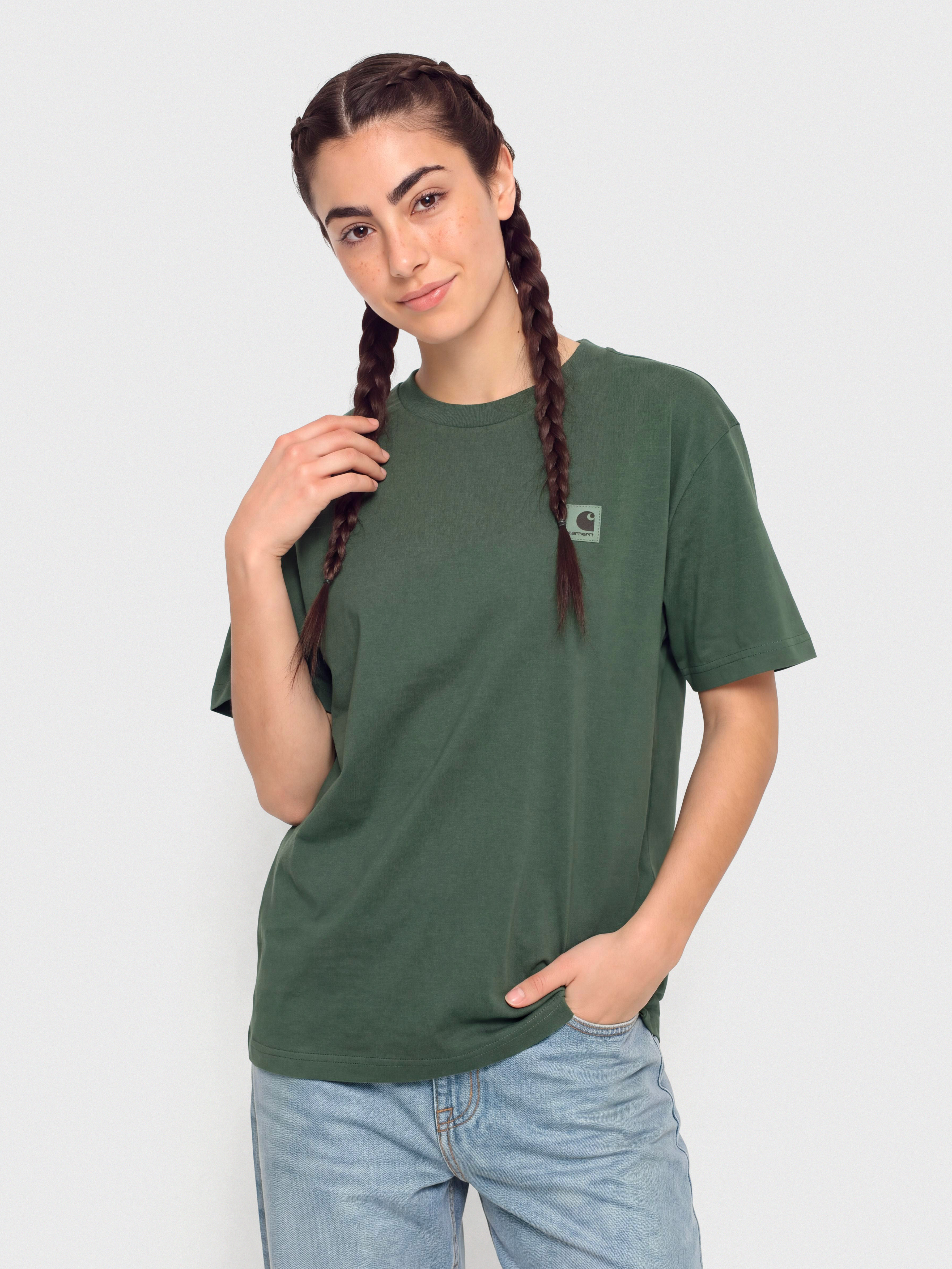 u0422u0435u043du0438u0441u043au0430 Carhartt WIP Nelson Wmn (dark scarab/garment dyed)