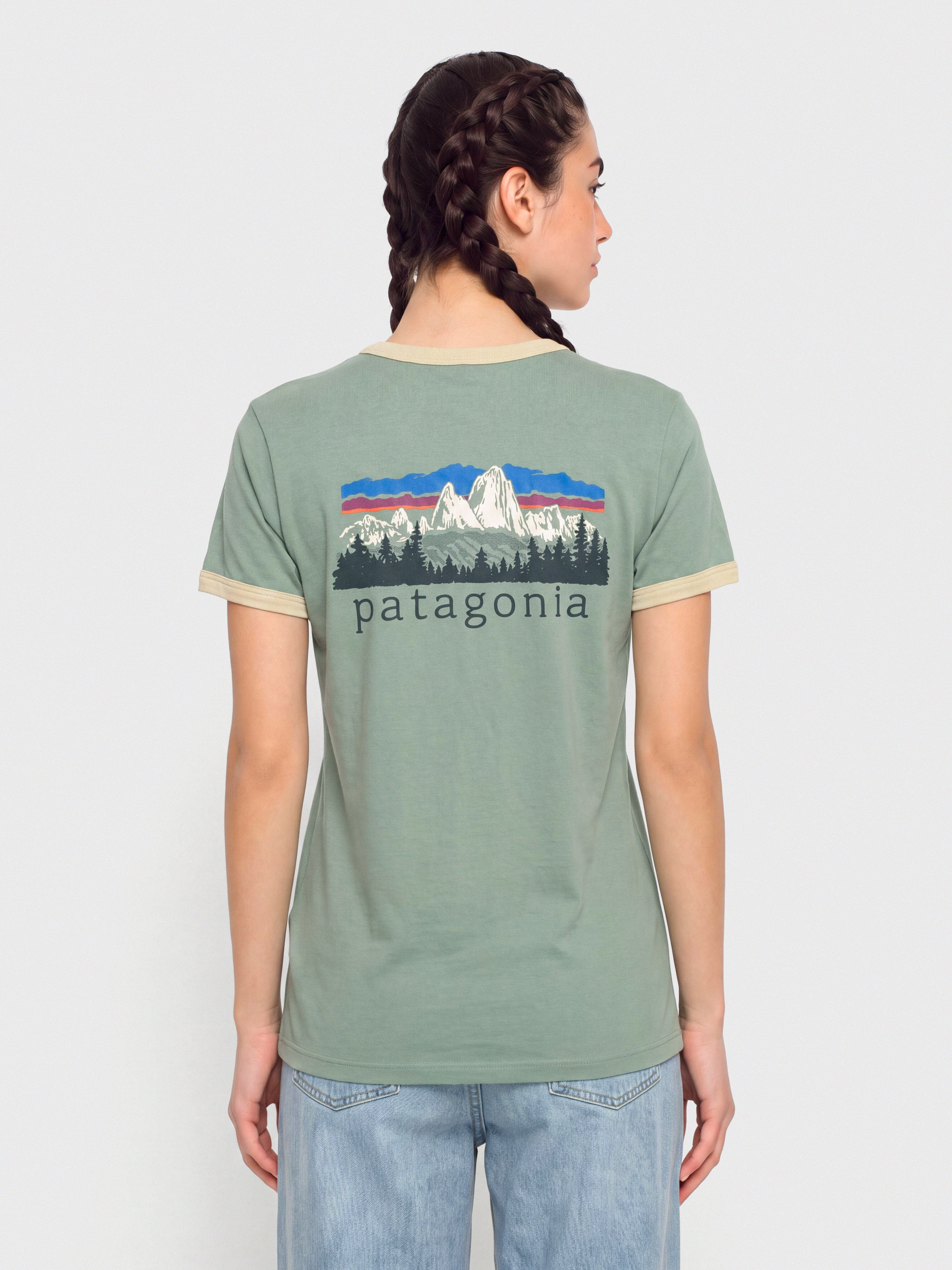 u0422u0435u043du0438u0441u043au0430 Patagonia Fitz Roy Foothills Ringer Wmn (cover green)