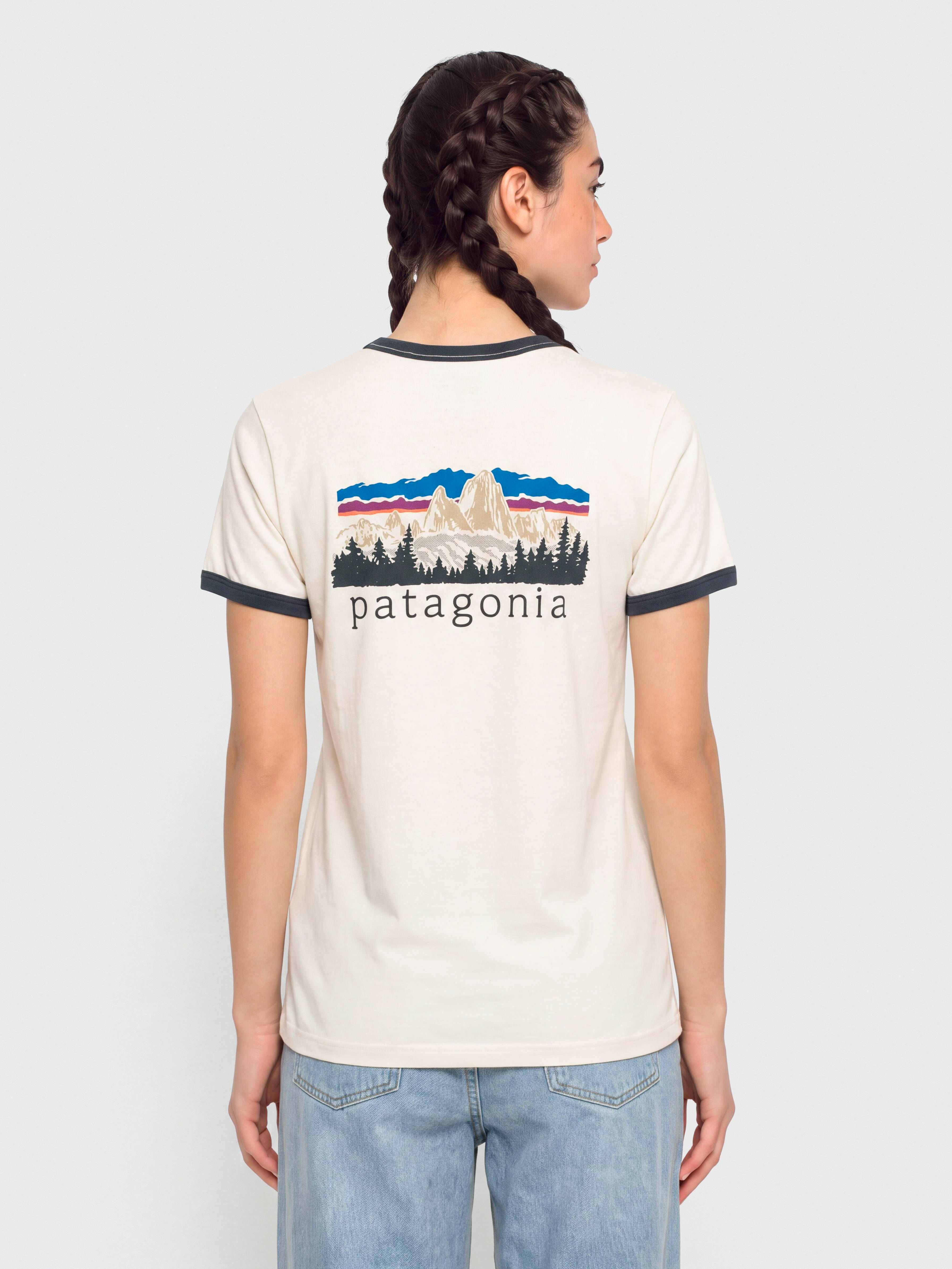 u0422u0435u043du0438u0441u043au0430 Patagonia Fitz Roy Foothills Ringer Wmn (undyed natural)