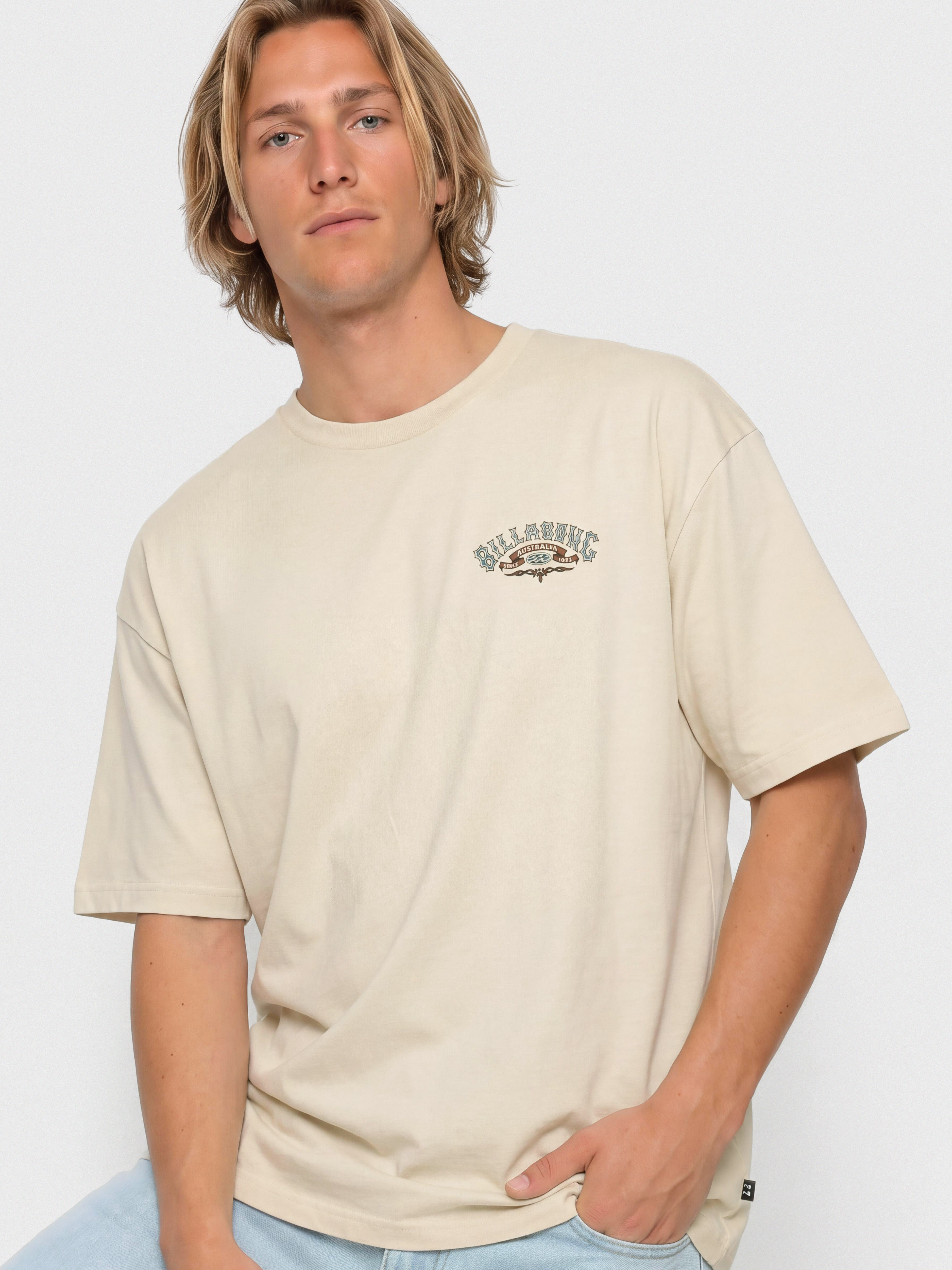 Тениска Billabong Heritage Og (oatmeal)