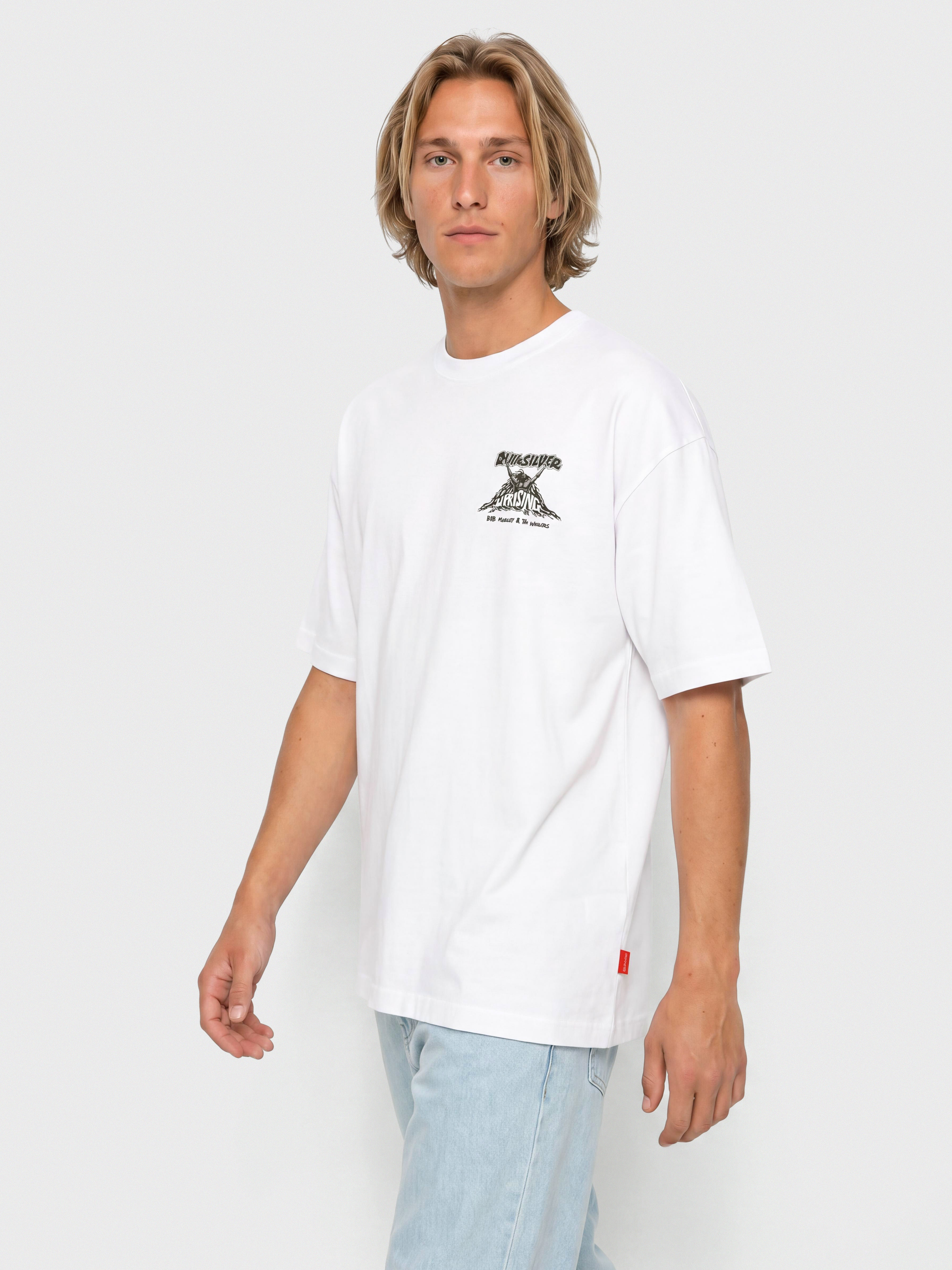 Тениска Quiksilver X Bob Uprising (snow white)