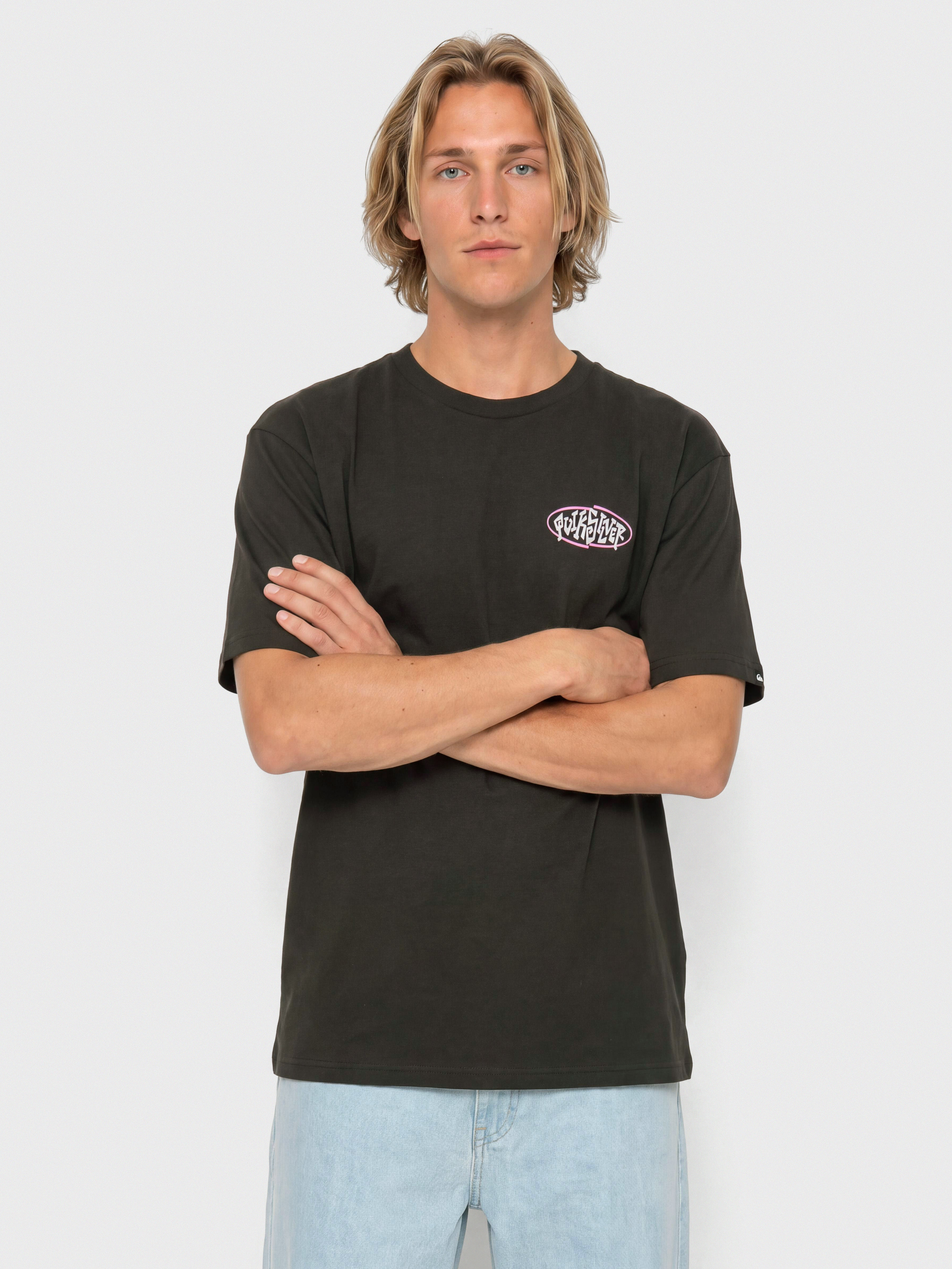 Тениска Quiksilver Evo Swell Squad (tarmac)