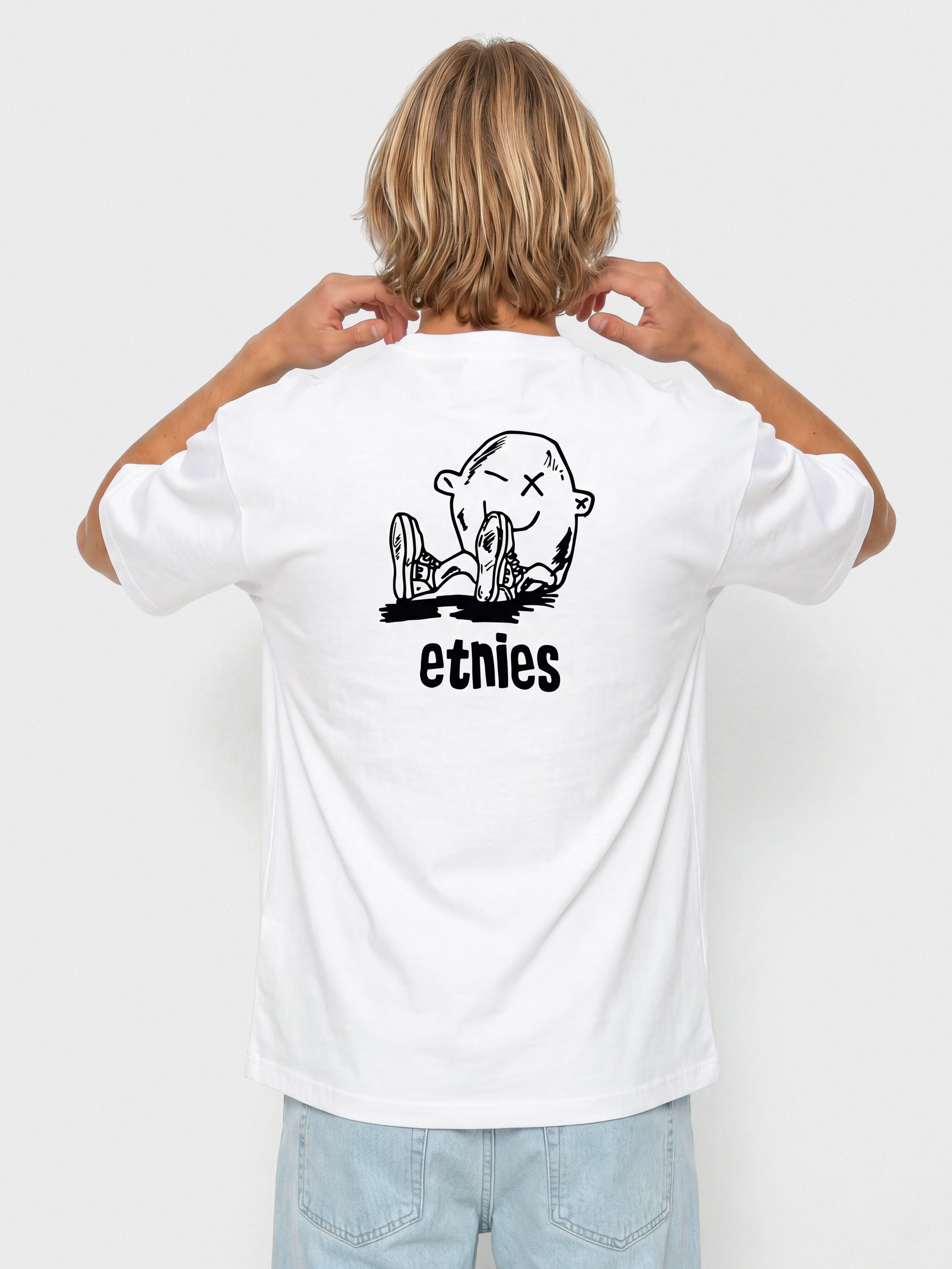 Тениска Etnies Etnies X Fos (white/navy)