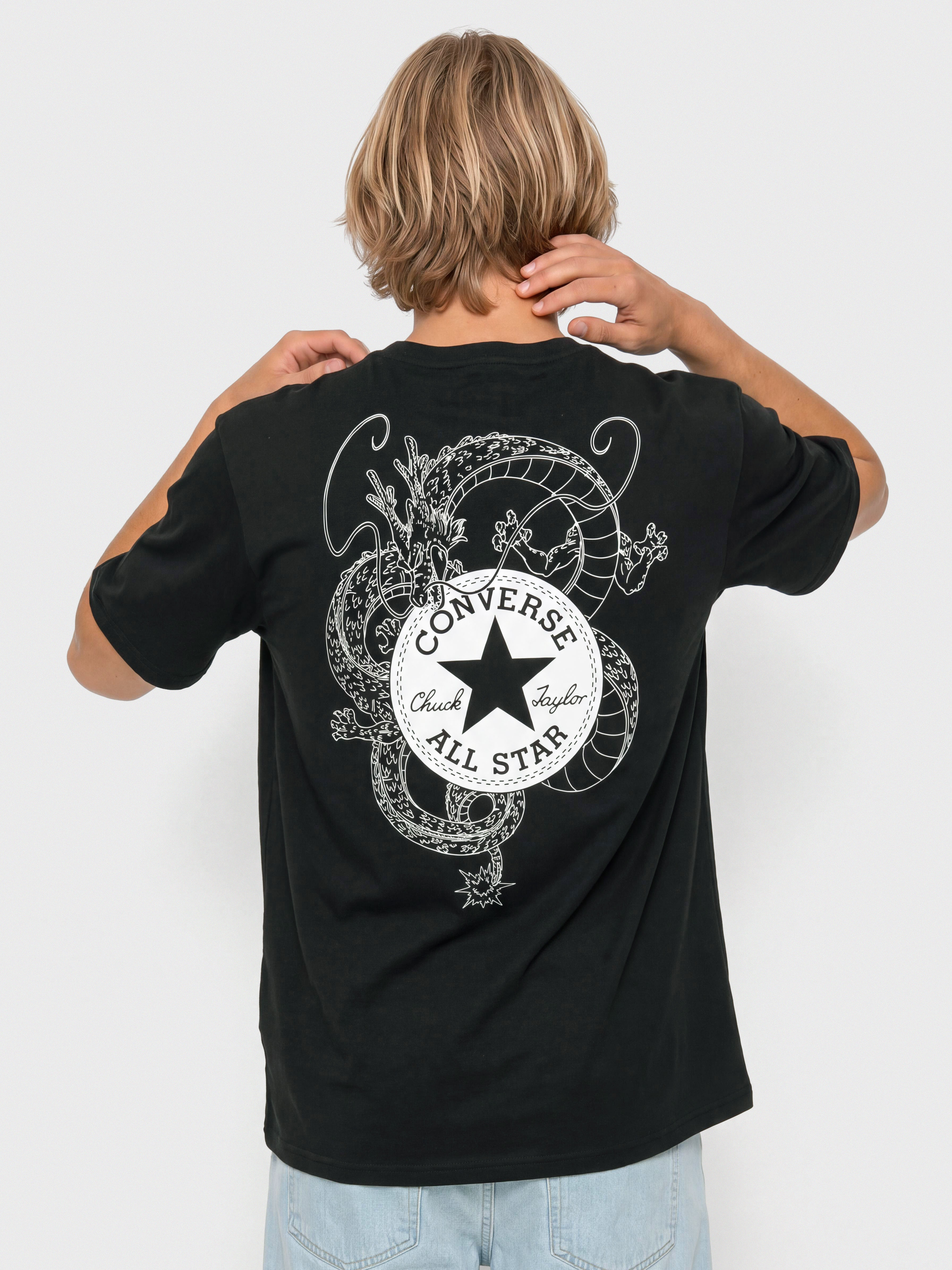 Тениска Converse X Dragon Ball Z Shenron Chuck (converse black)