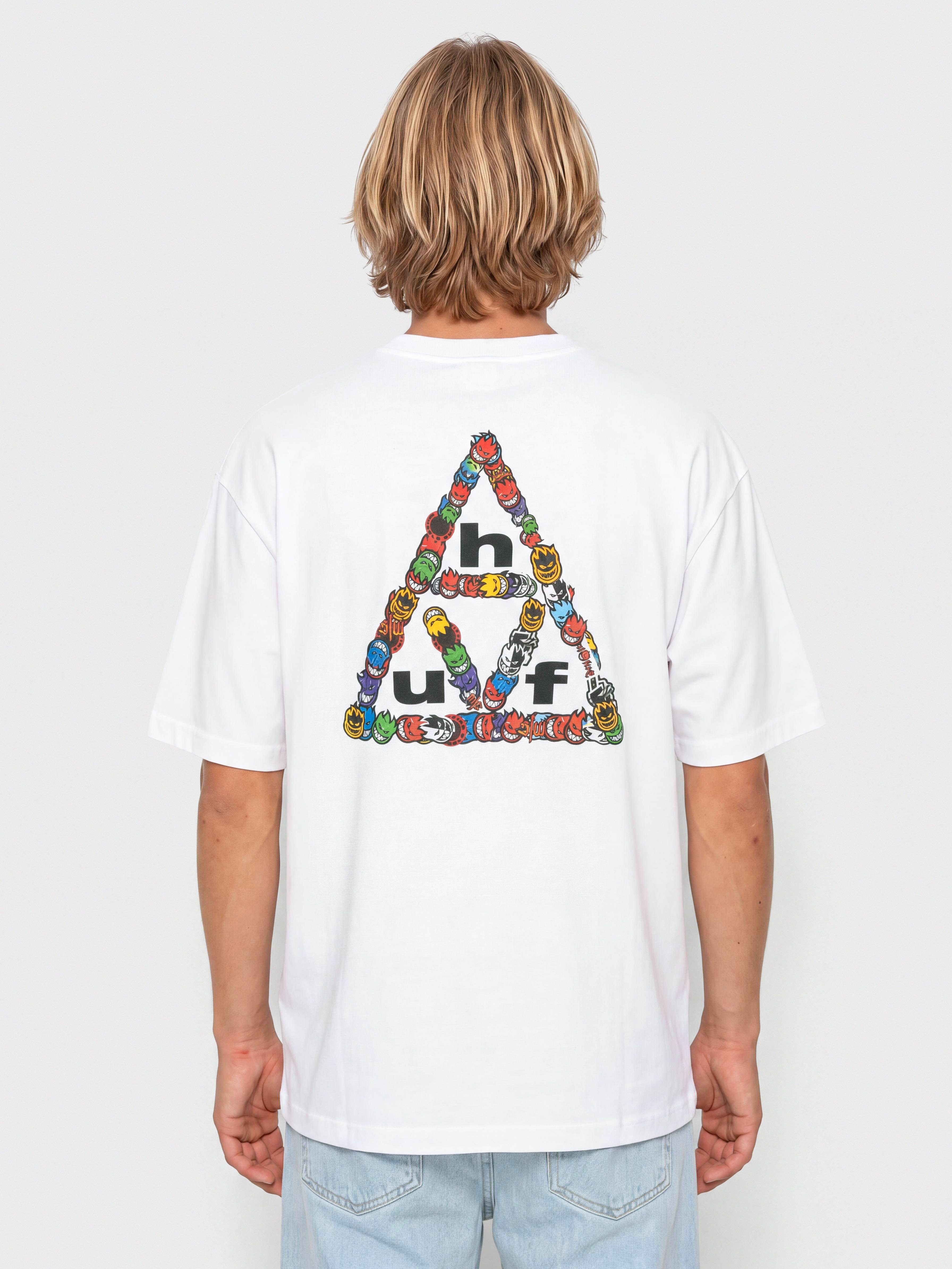 Тениска HUF X Spitfire Sticker TT (white)