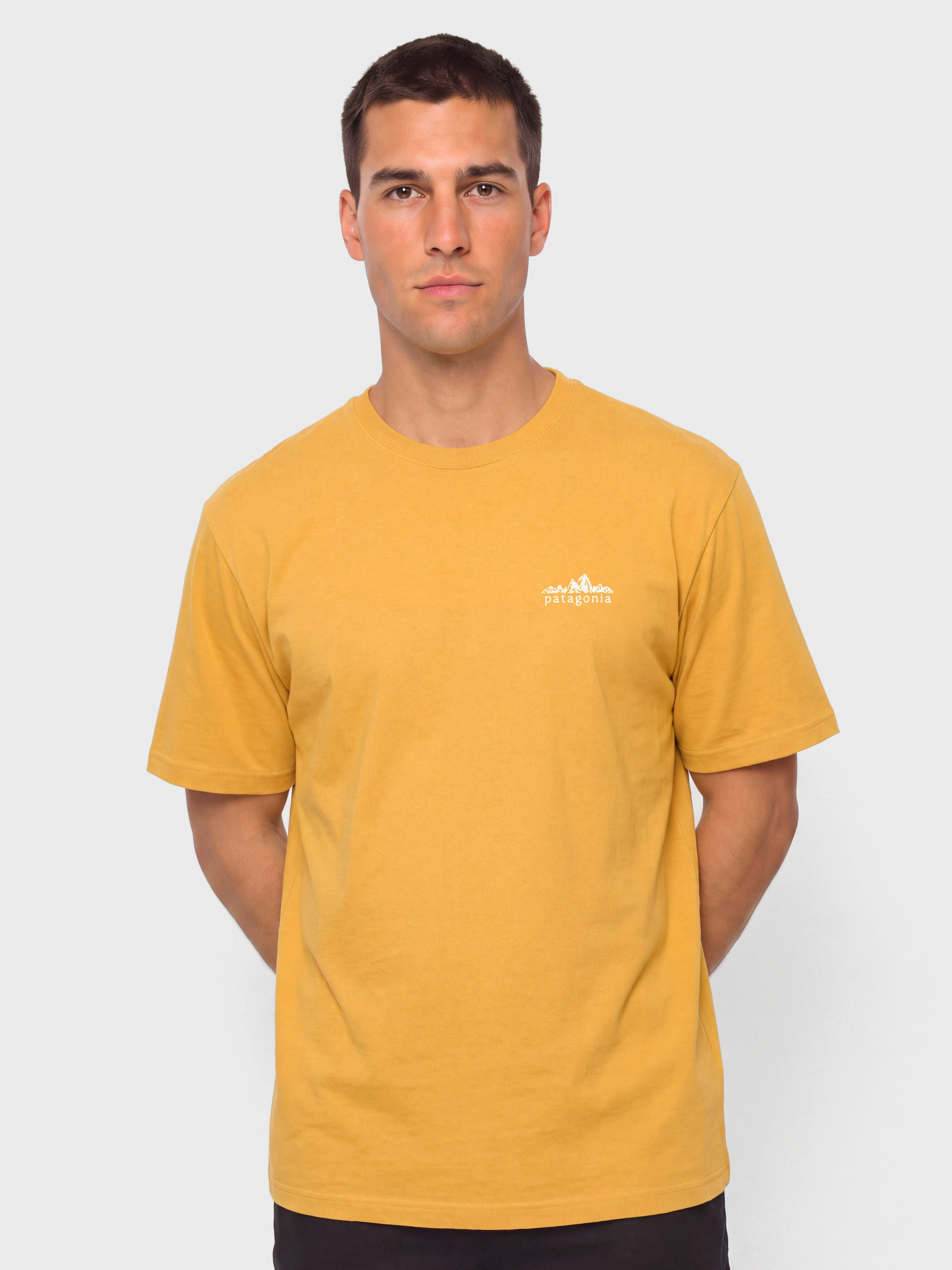 Тениска Patagonia Fitz Roy Foothills (dried mango)