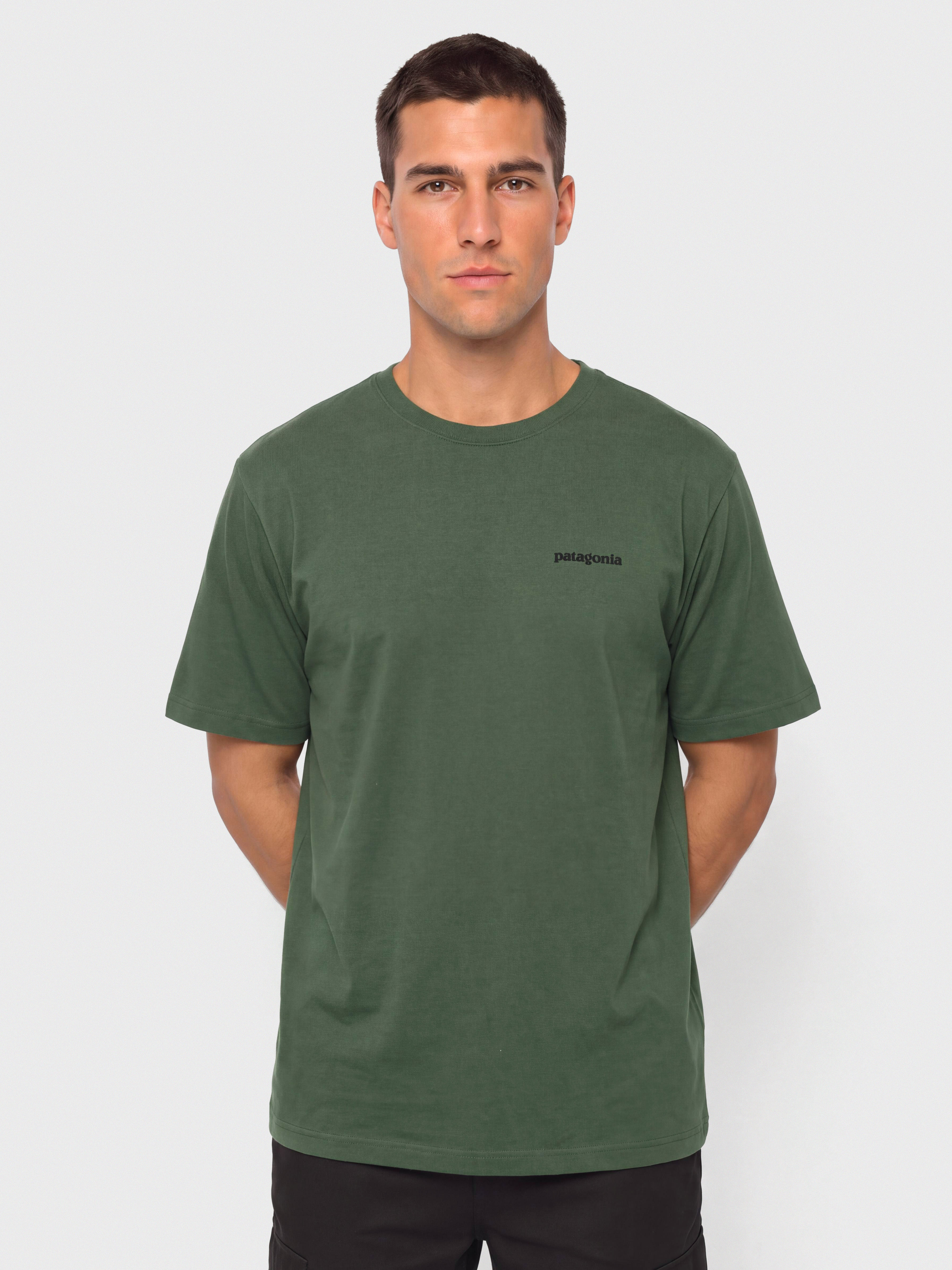 Тениска Patagonia P 6 Logo (canopy green)