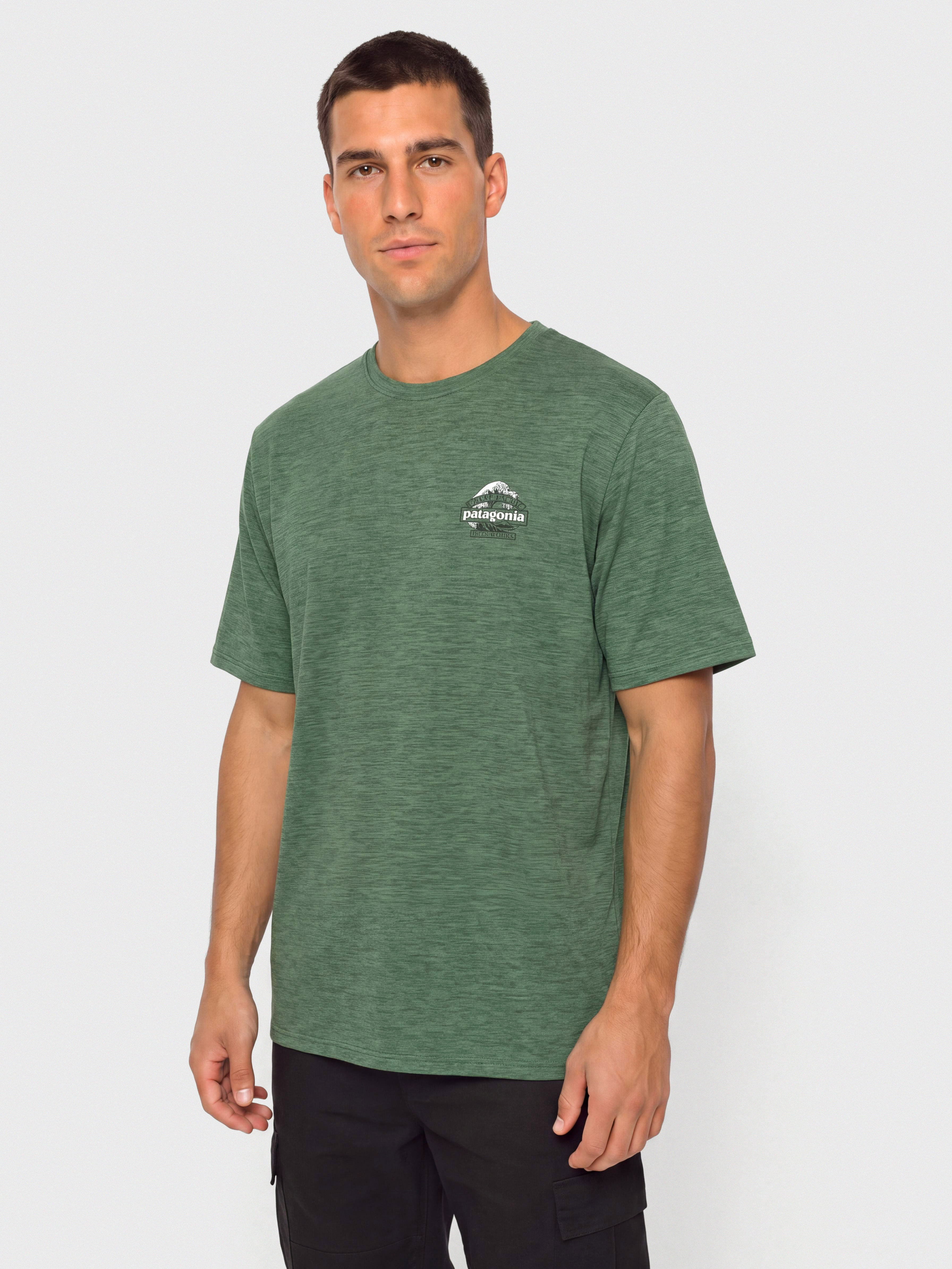 u0422u0435u043du0438u0441u043au0430 Patagonia Cap Cool Daily Great Waves (canopy green light canopy green x dye)