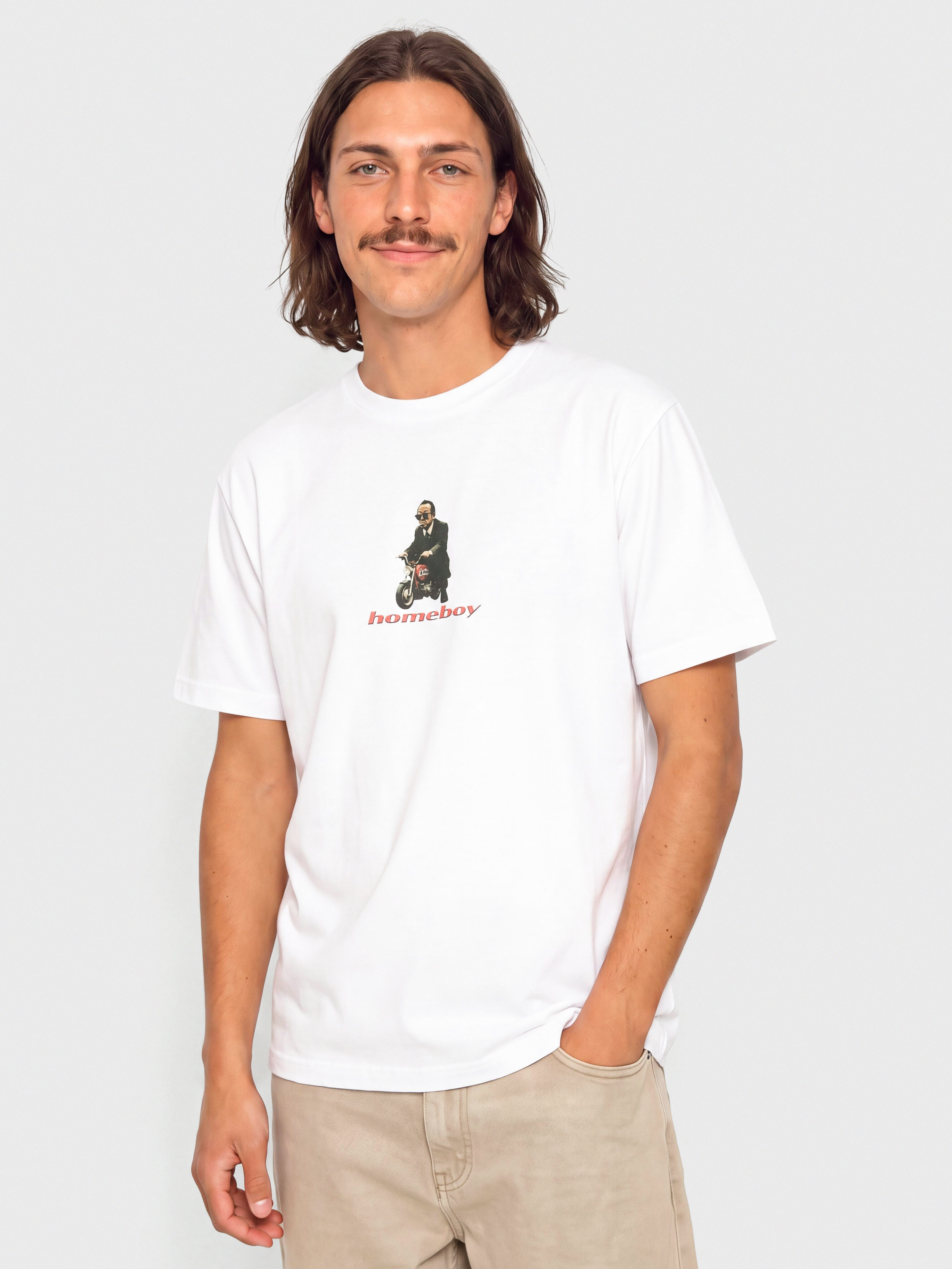 Тениска Homeboy Moped (white)