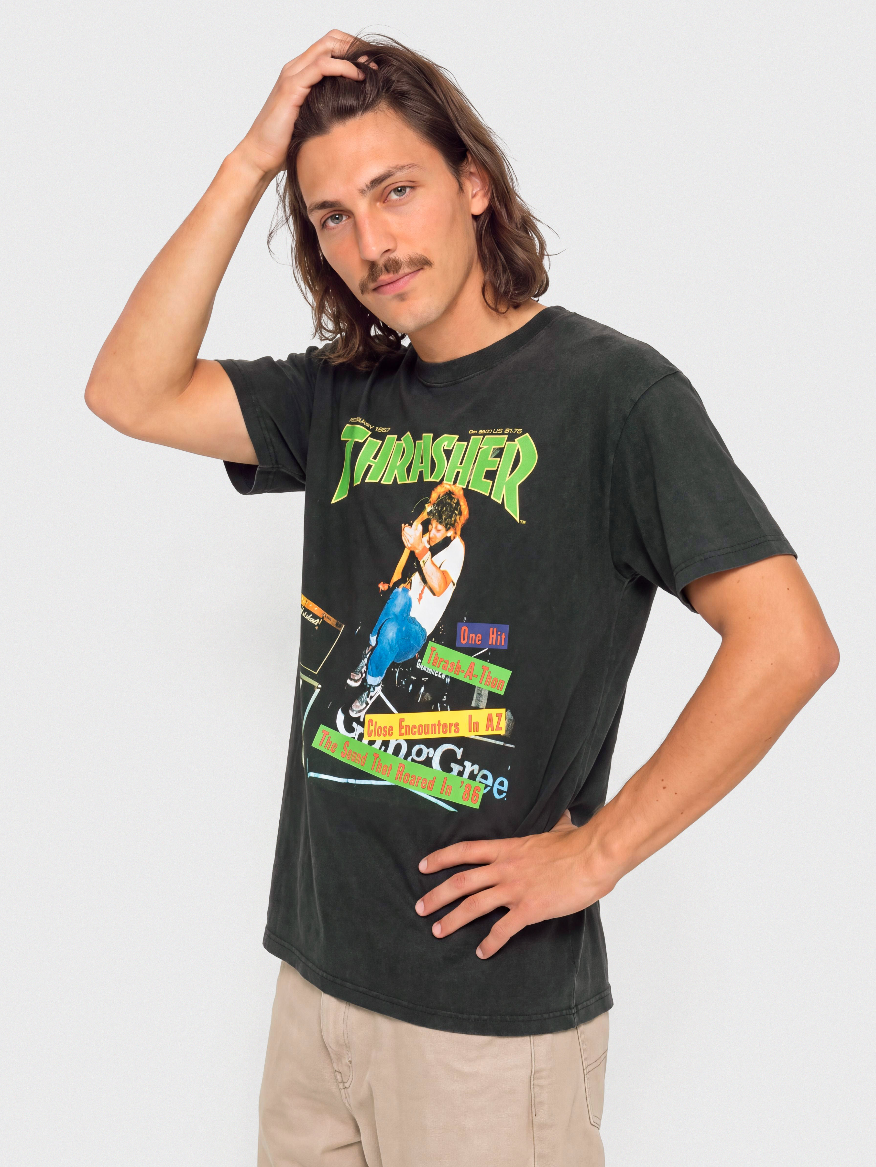 Тениска Thrasher February 1987 (vintage black)