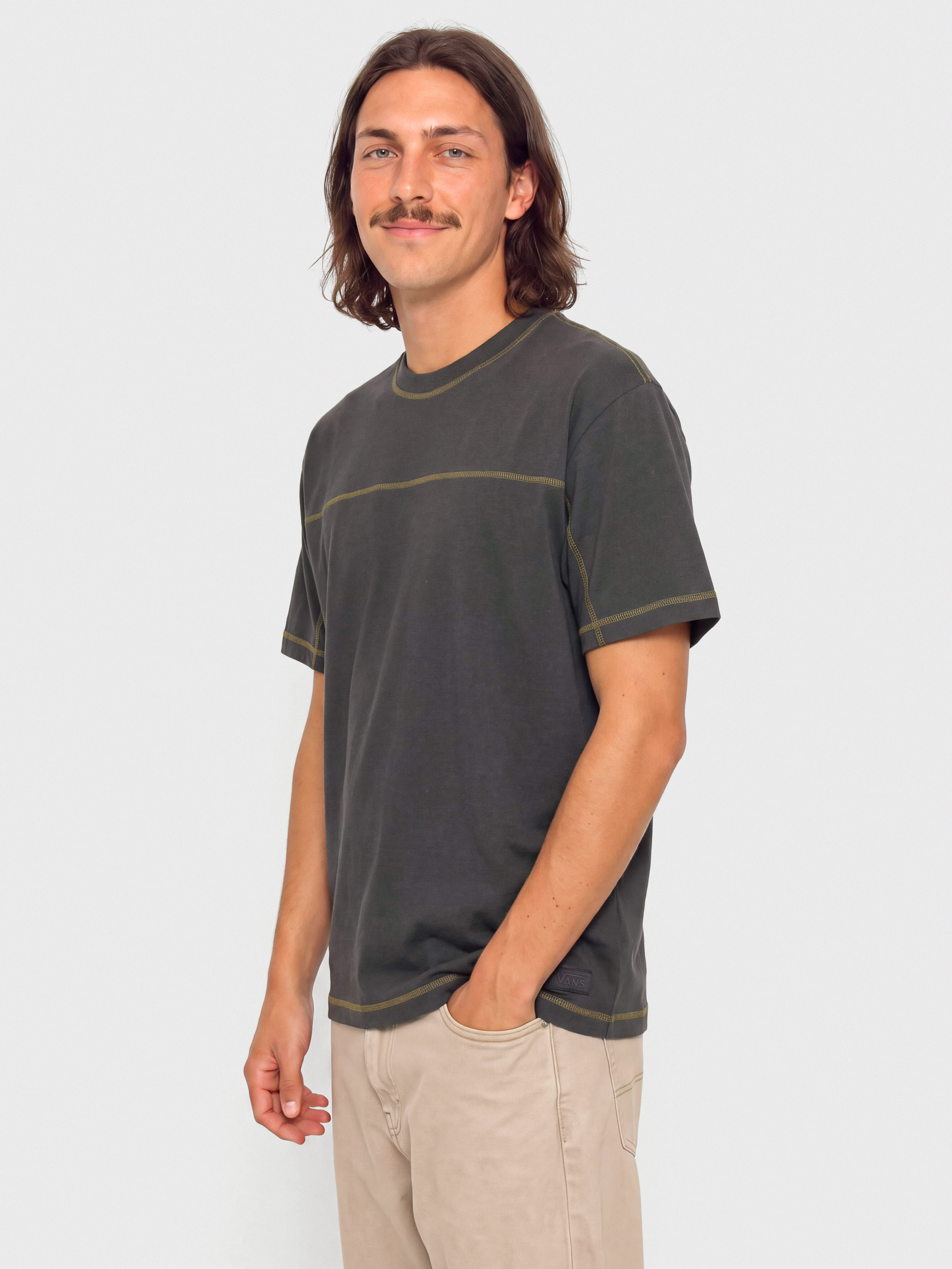 Тениска Vans Contrast Stitch Loose Fit
