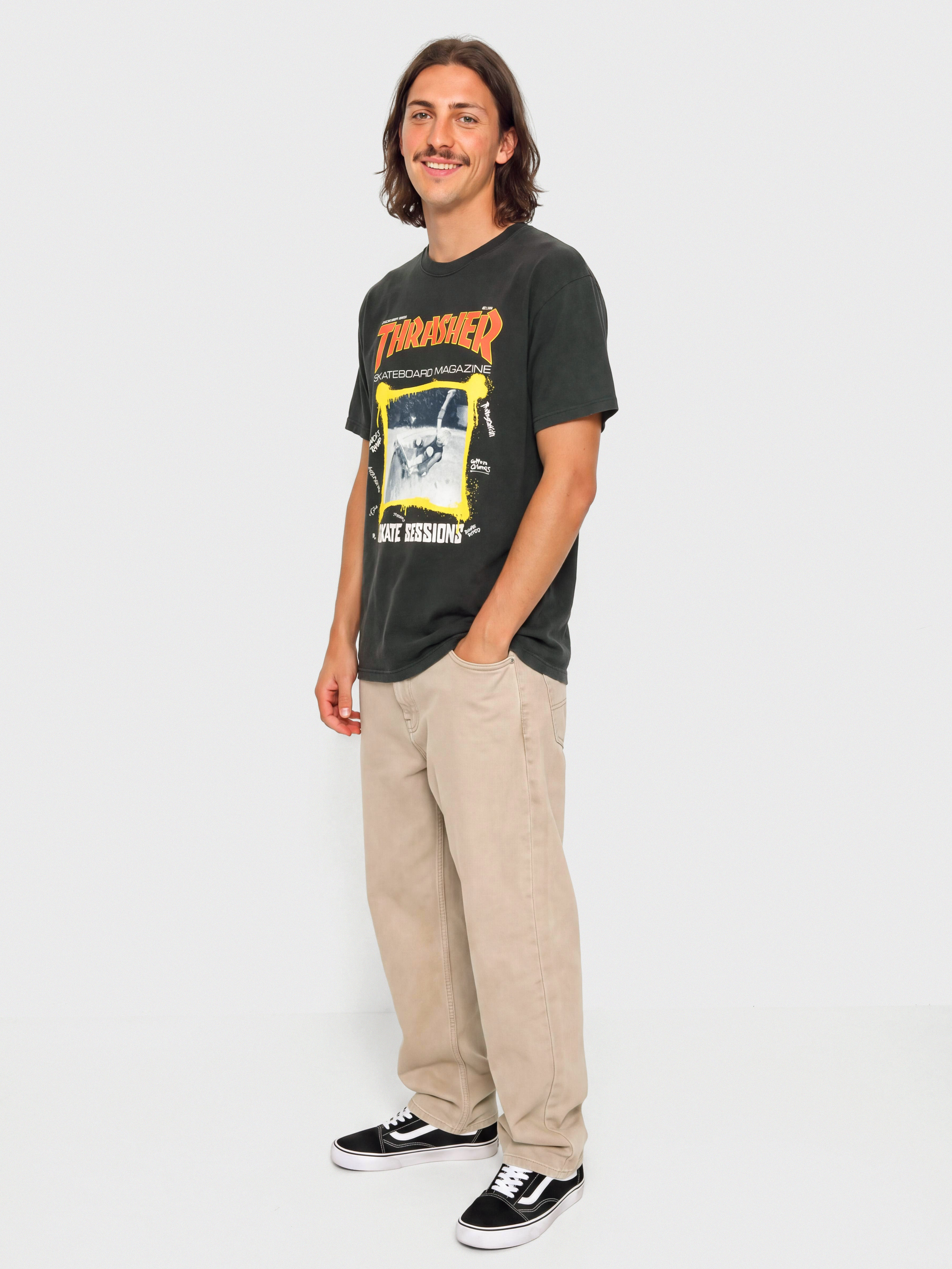 Тениска Thrasher December 1983 (vintage black)