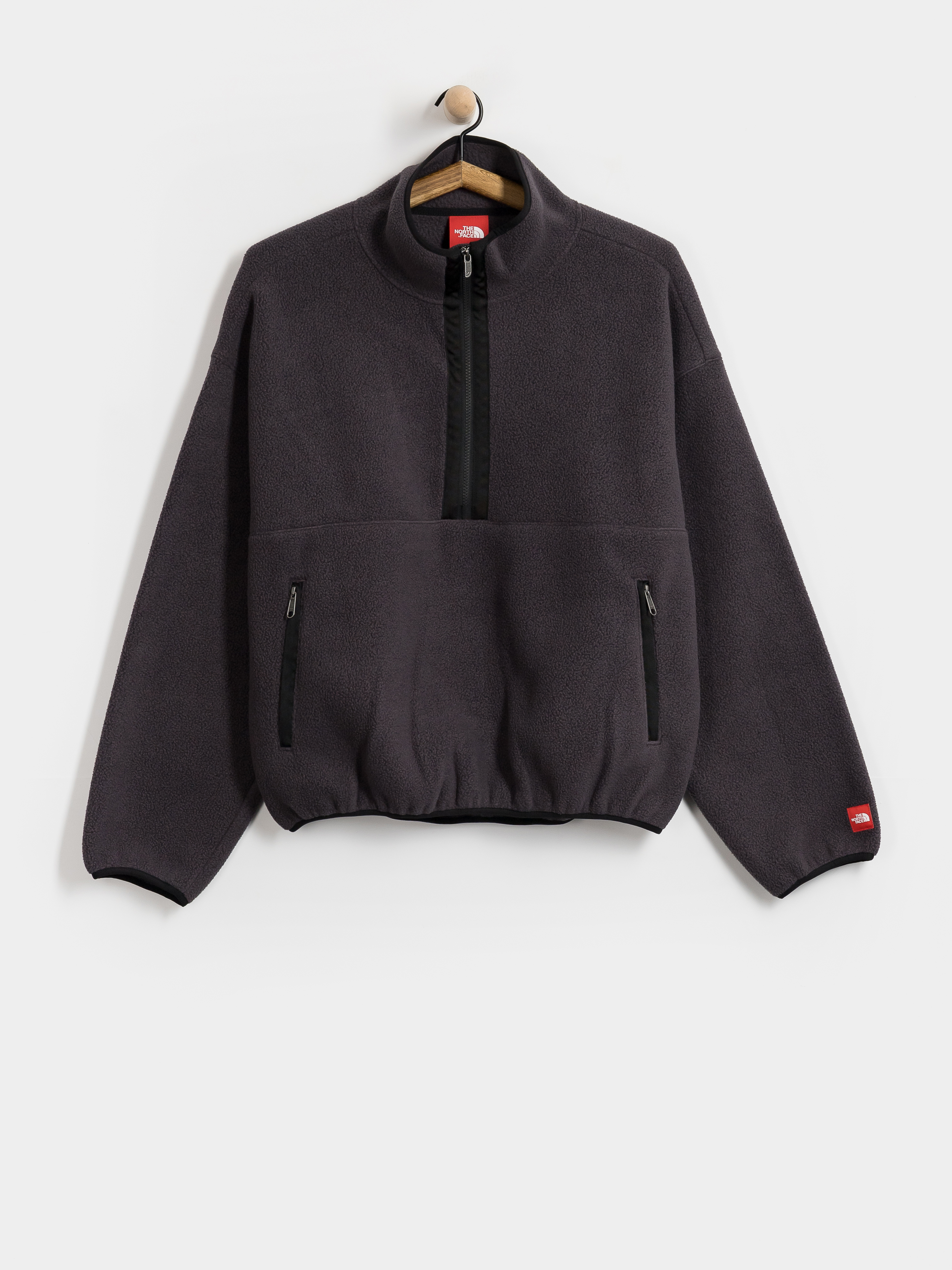 Мъжки Поларени суитшърт The North Face Red Box 1/2 Zip (obsidian)