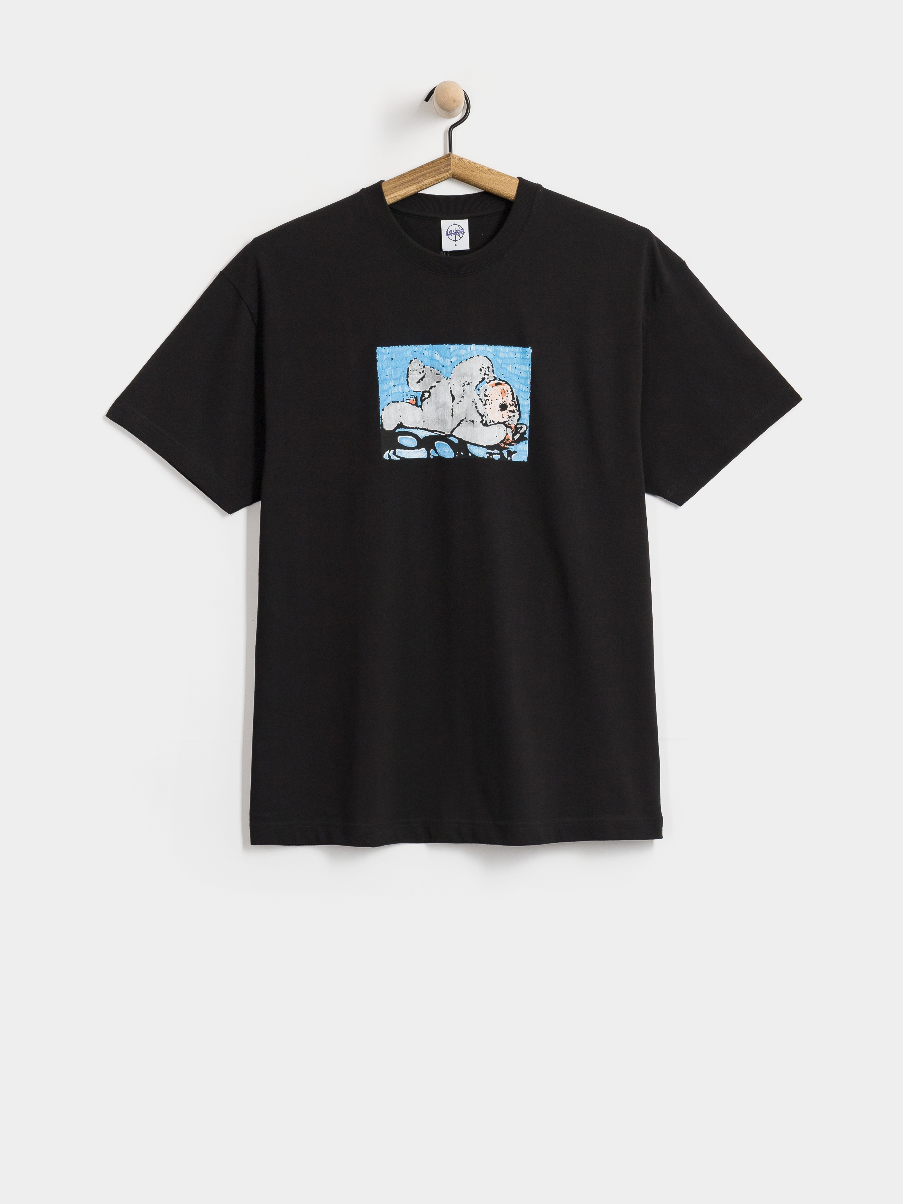 Тениска Polar Skate Lazy Bunny (black)