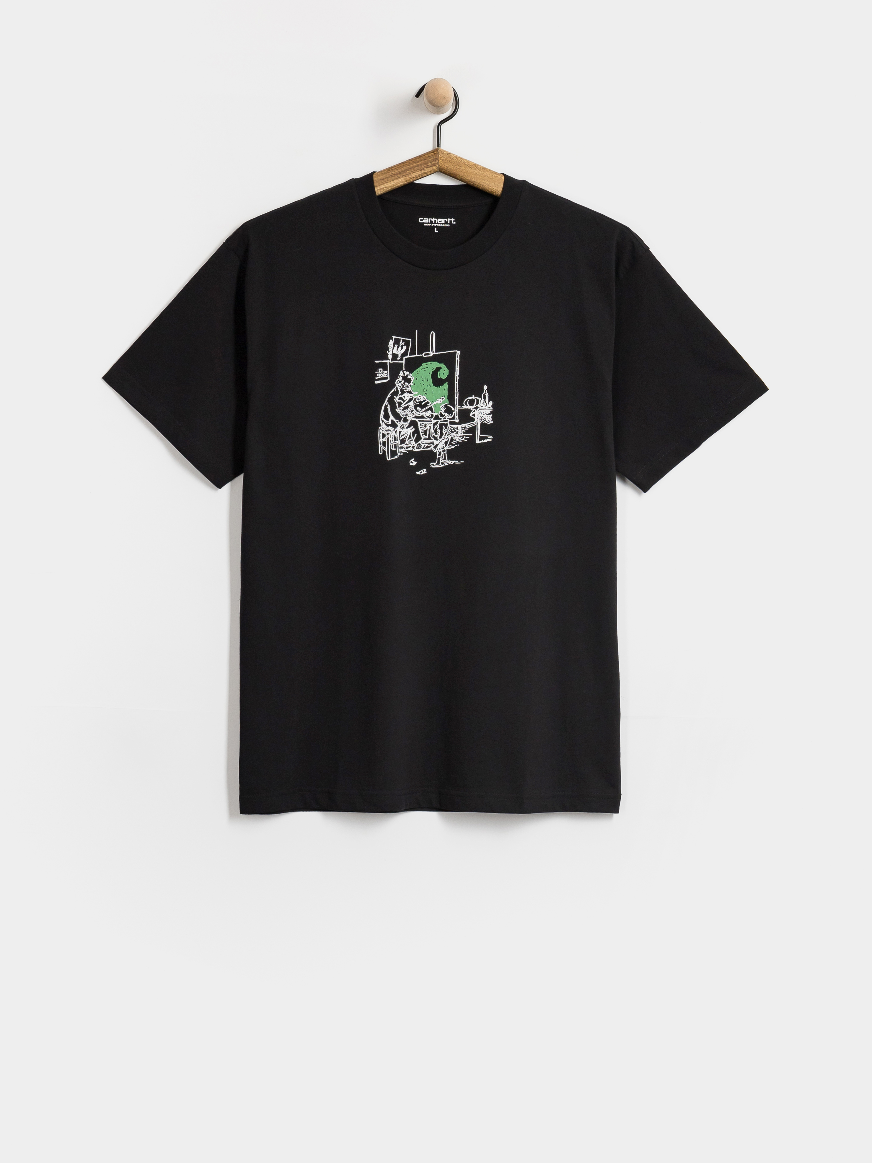 Тениска Carhartt WIP Old Painter (black)