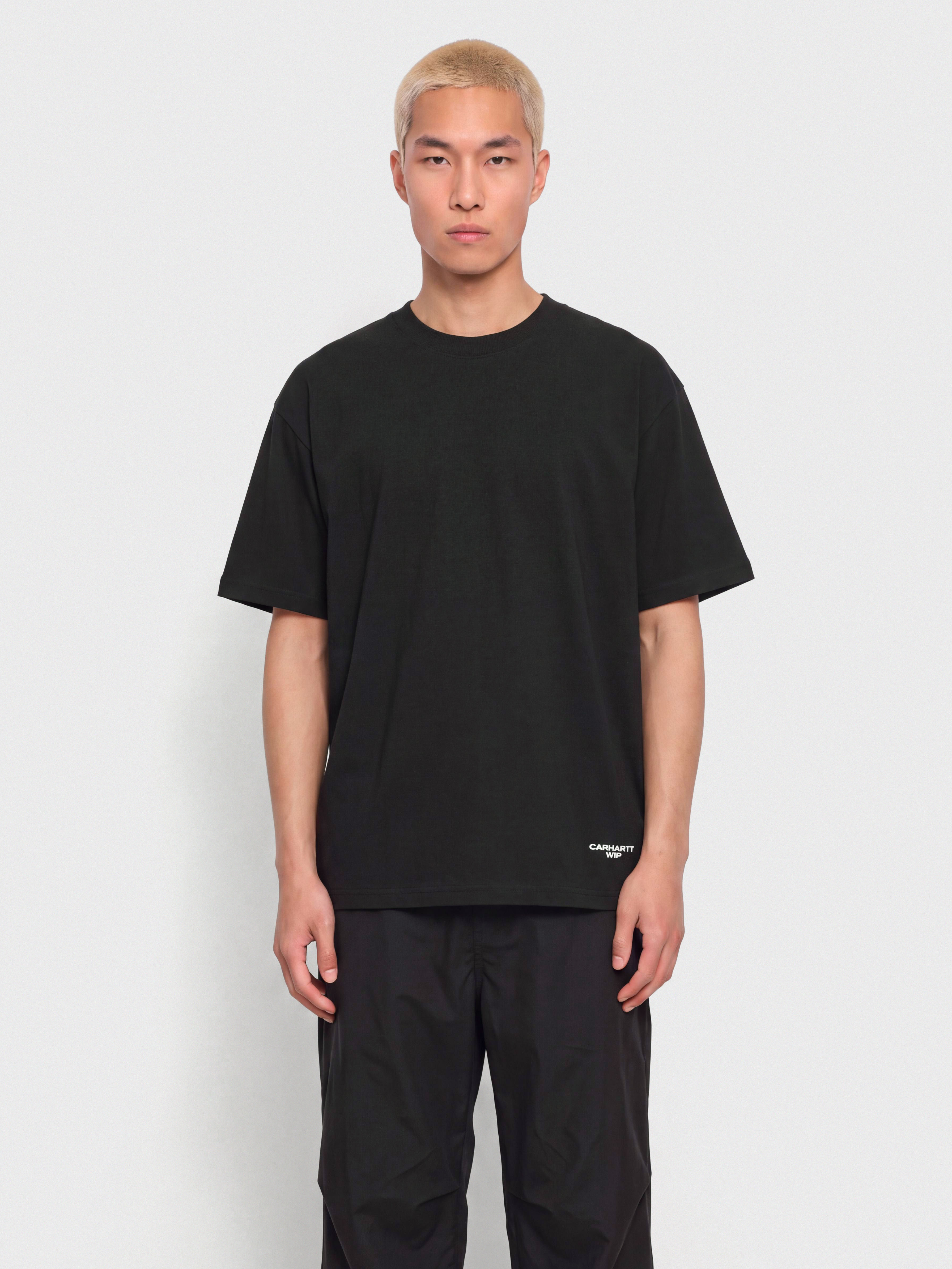 Тениска Carhartt WIP Chapter Script (black/white)