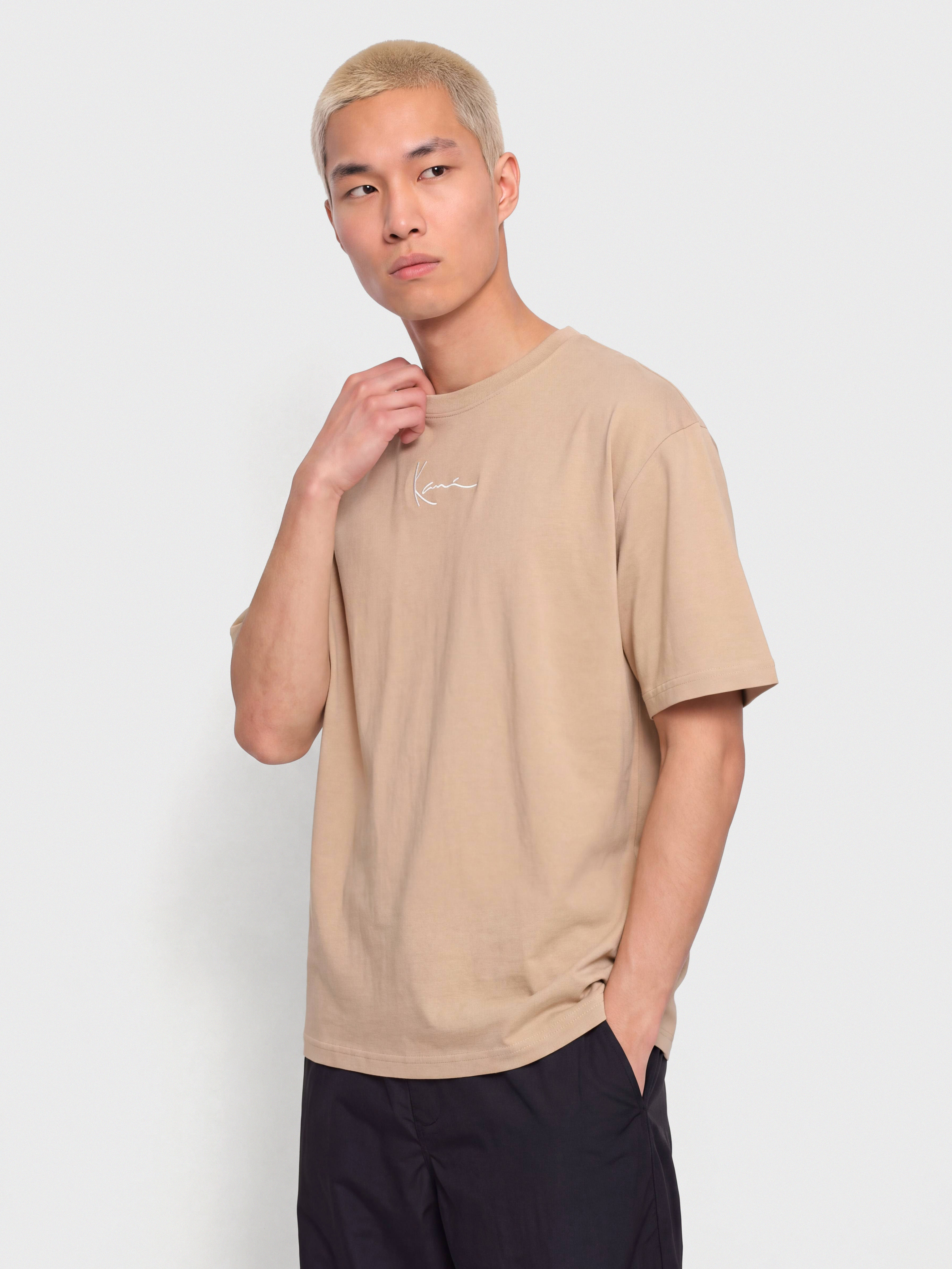 Тениска Karl Kani Small Signature Essential (taupe)