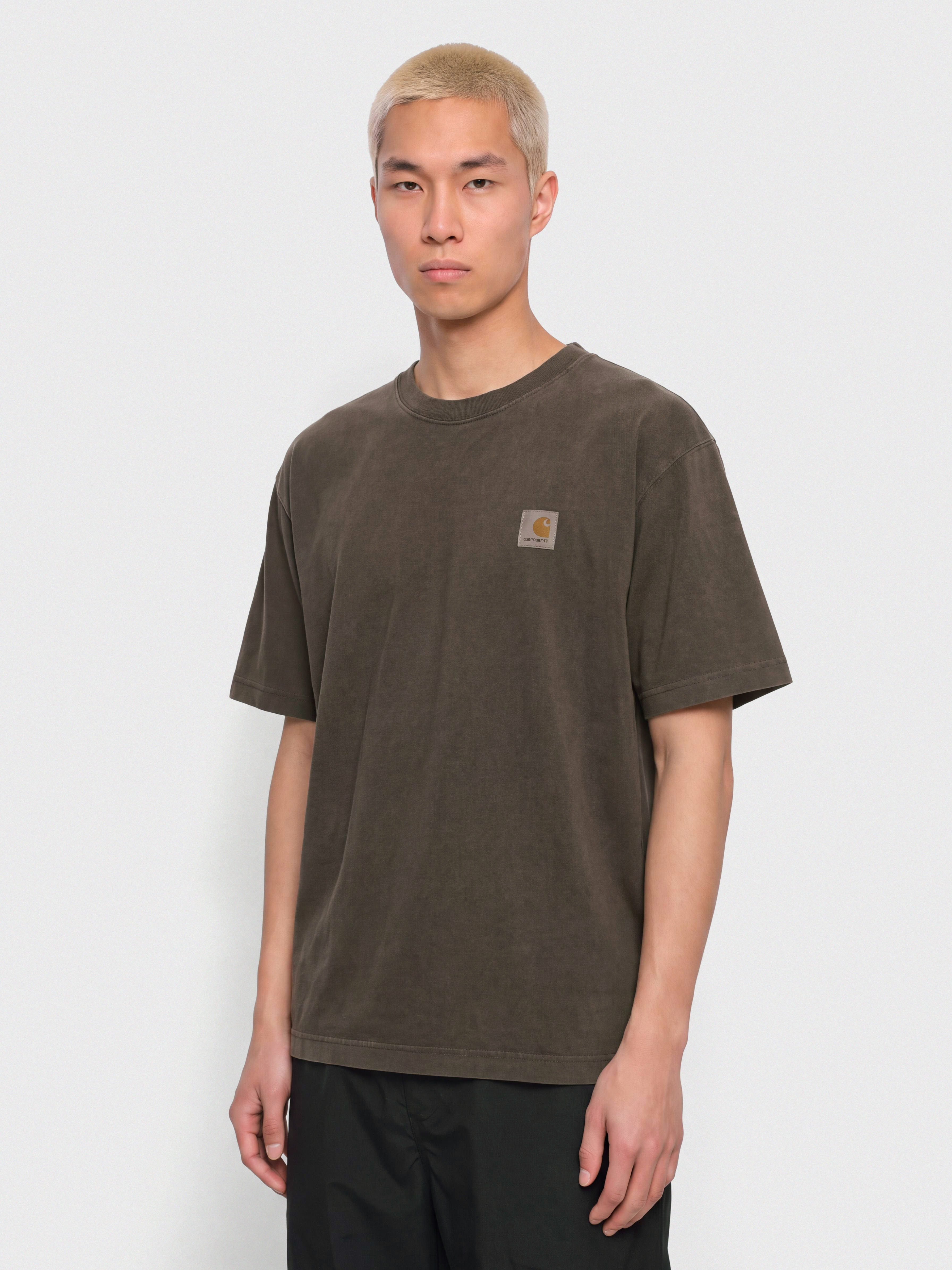 Тениска Carhartt WIP Vista (tobacco/garment dyed)