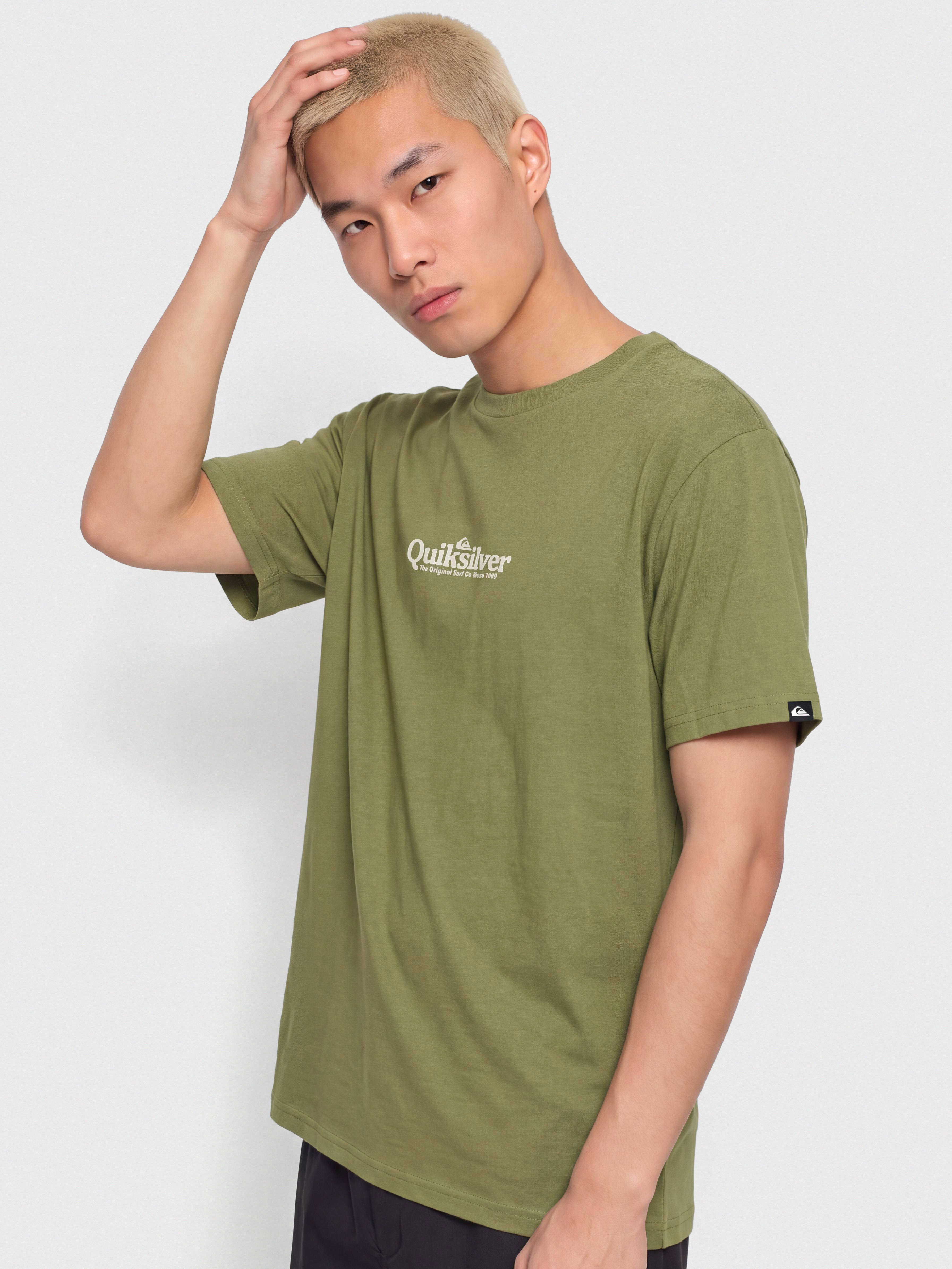 Тениска Quiksilver Fineline (loden green)