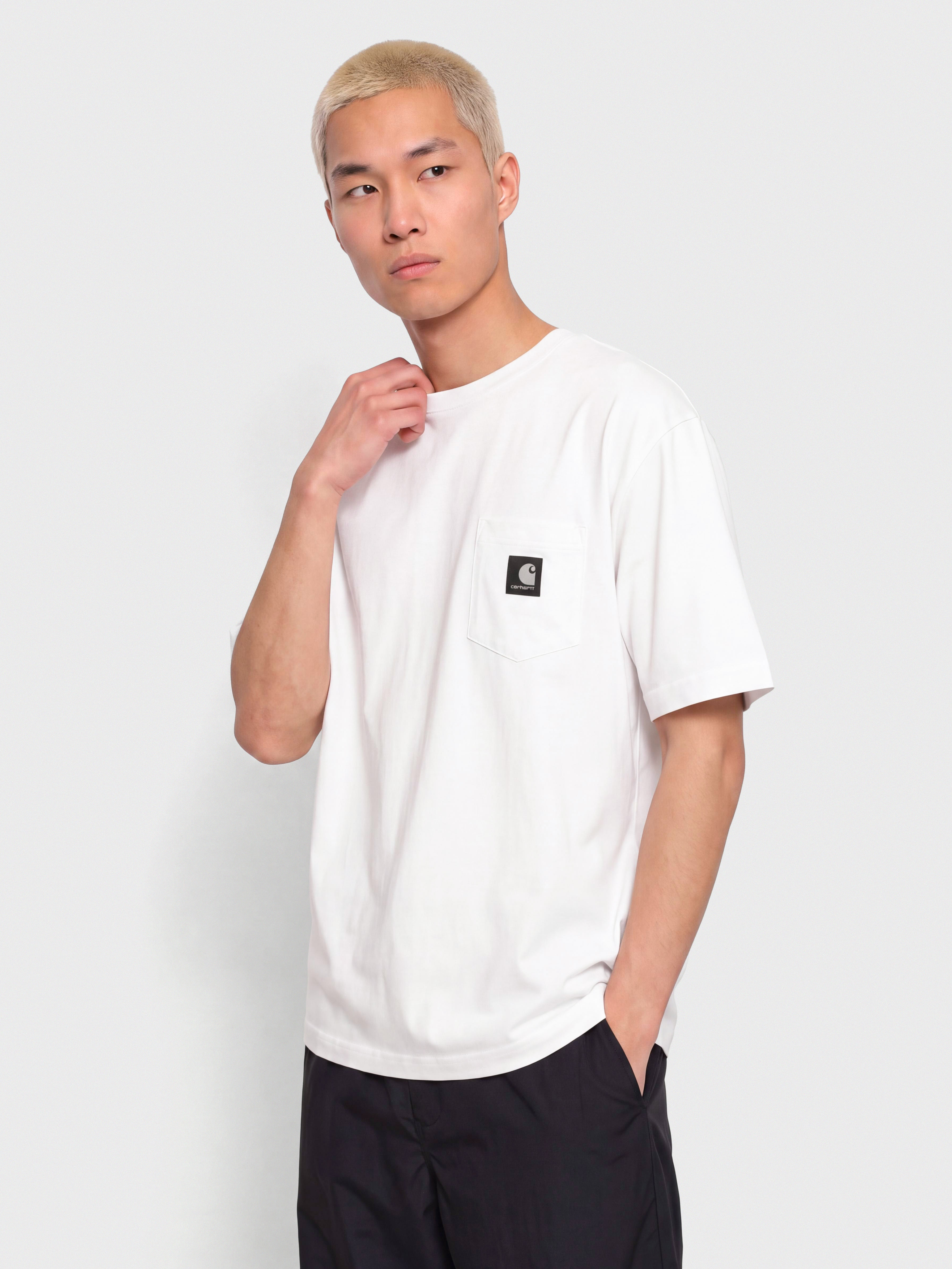 Тениска Carhartt WIP OG Loose Pocket (white)