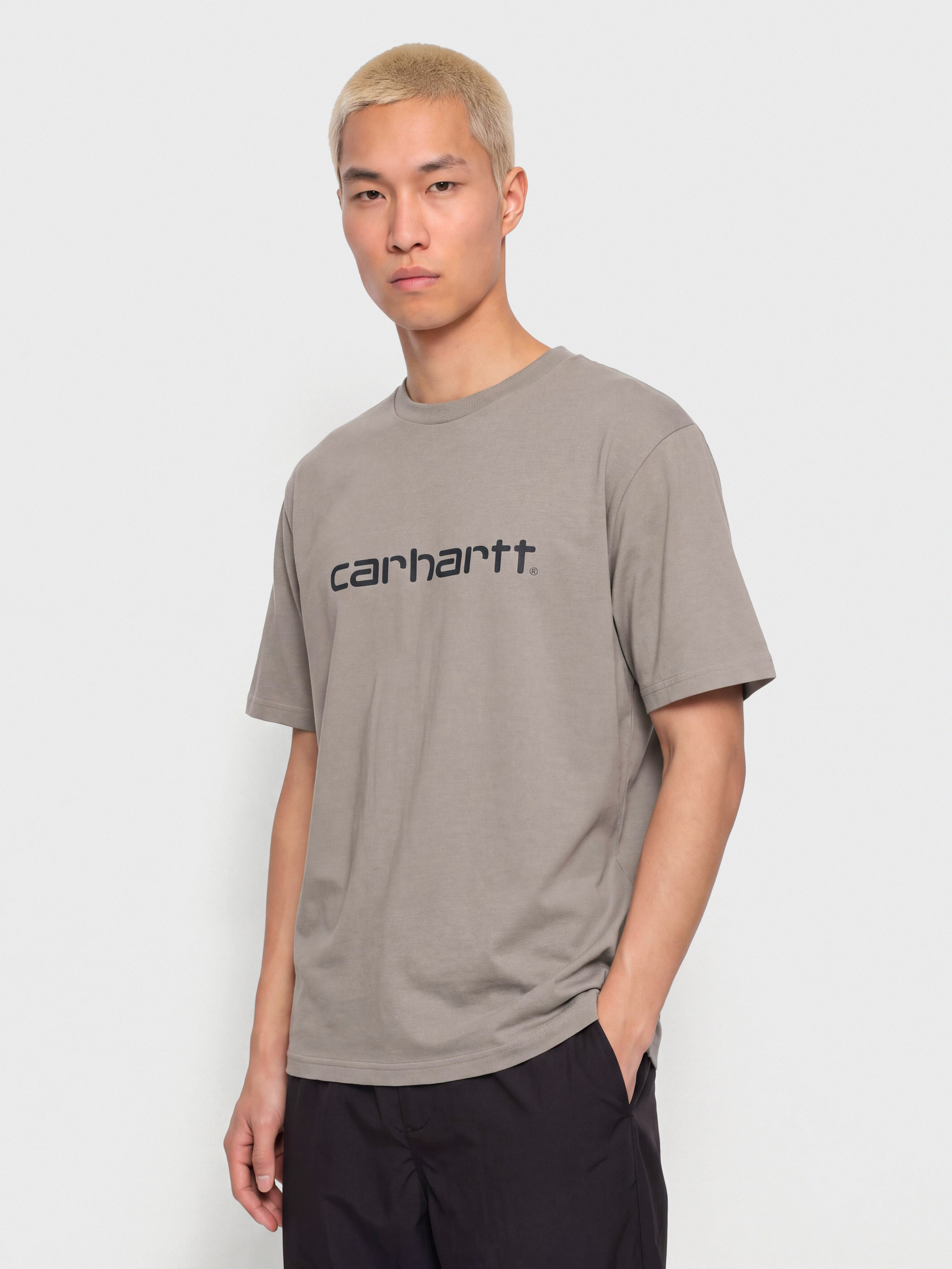u0422u0435u043du0438u0441u043au0430 Carhartt WIP Script (shady grey/dark navy)