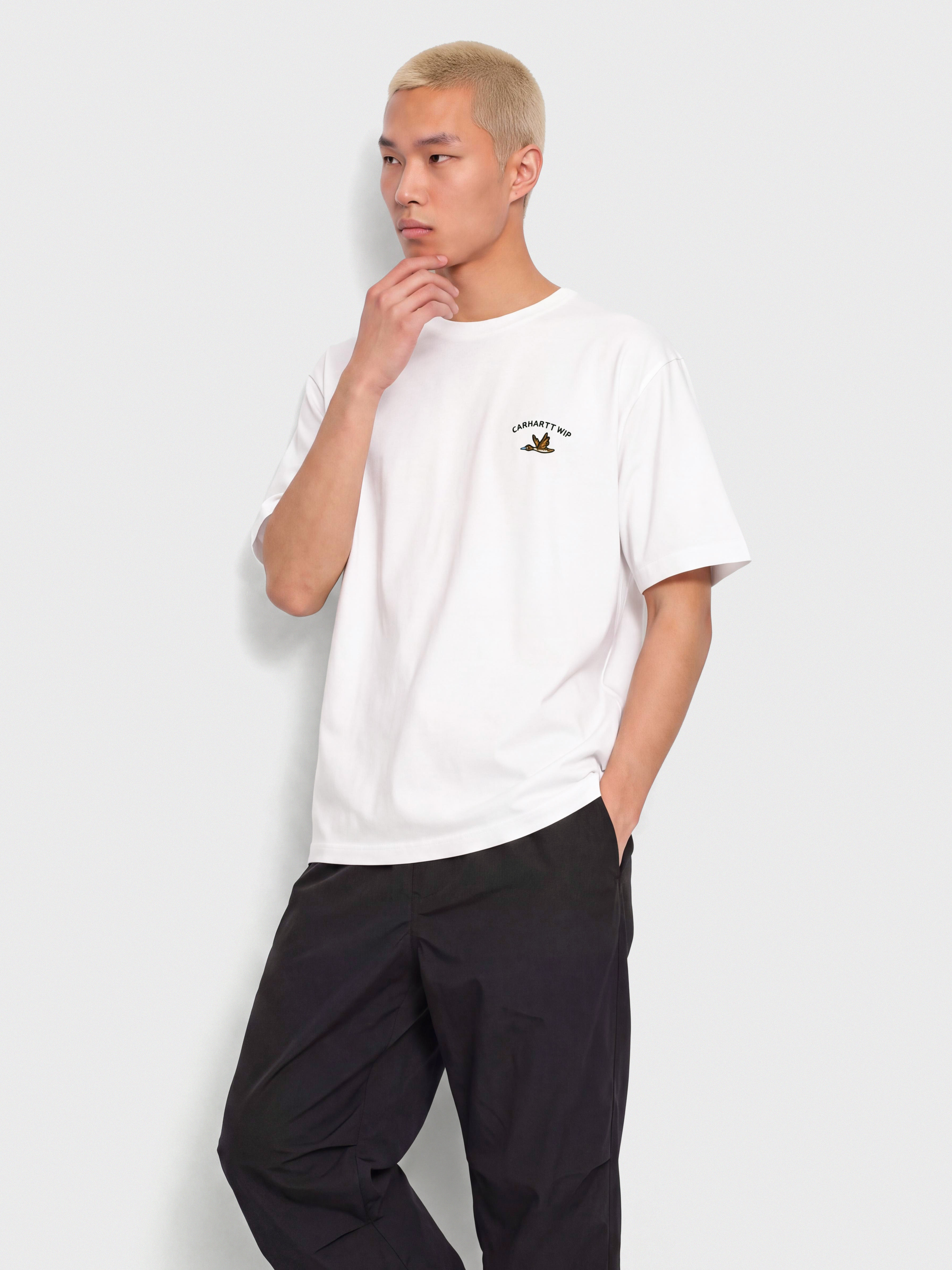 Тениска Carhartt WIP Animated Ducks (white)