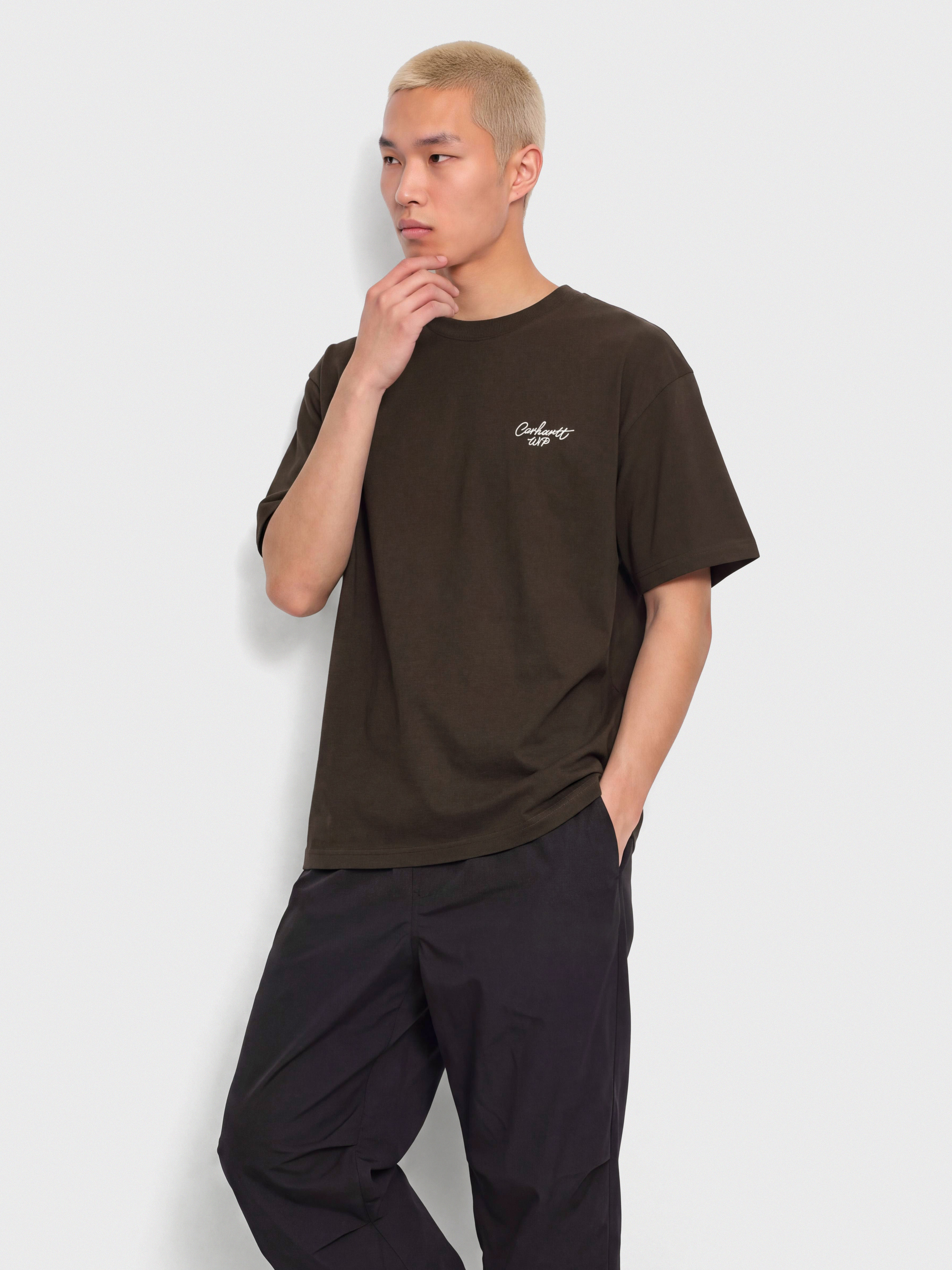 Тениска Carhartt WIP Signature Script