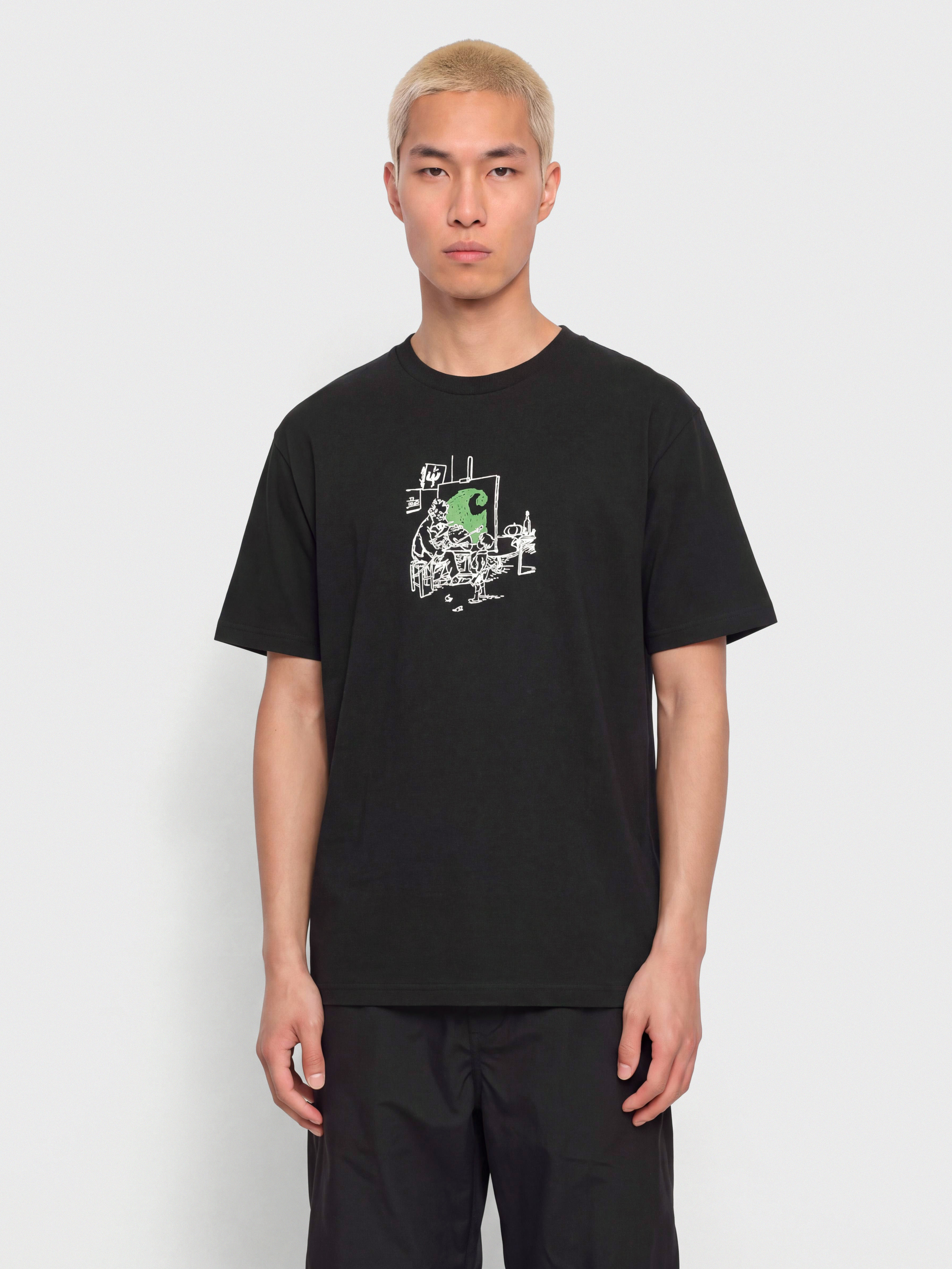 u0422u0435u043du0438u0441u043au0430 Carhartt WIP Old Painter (black)
