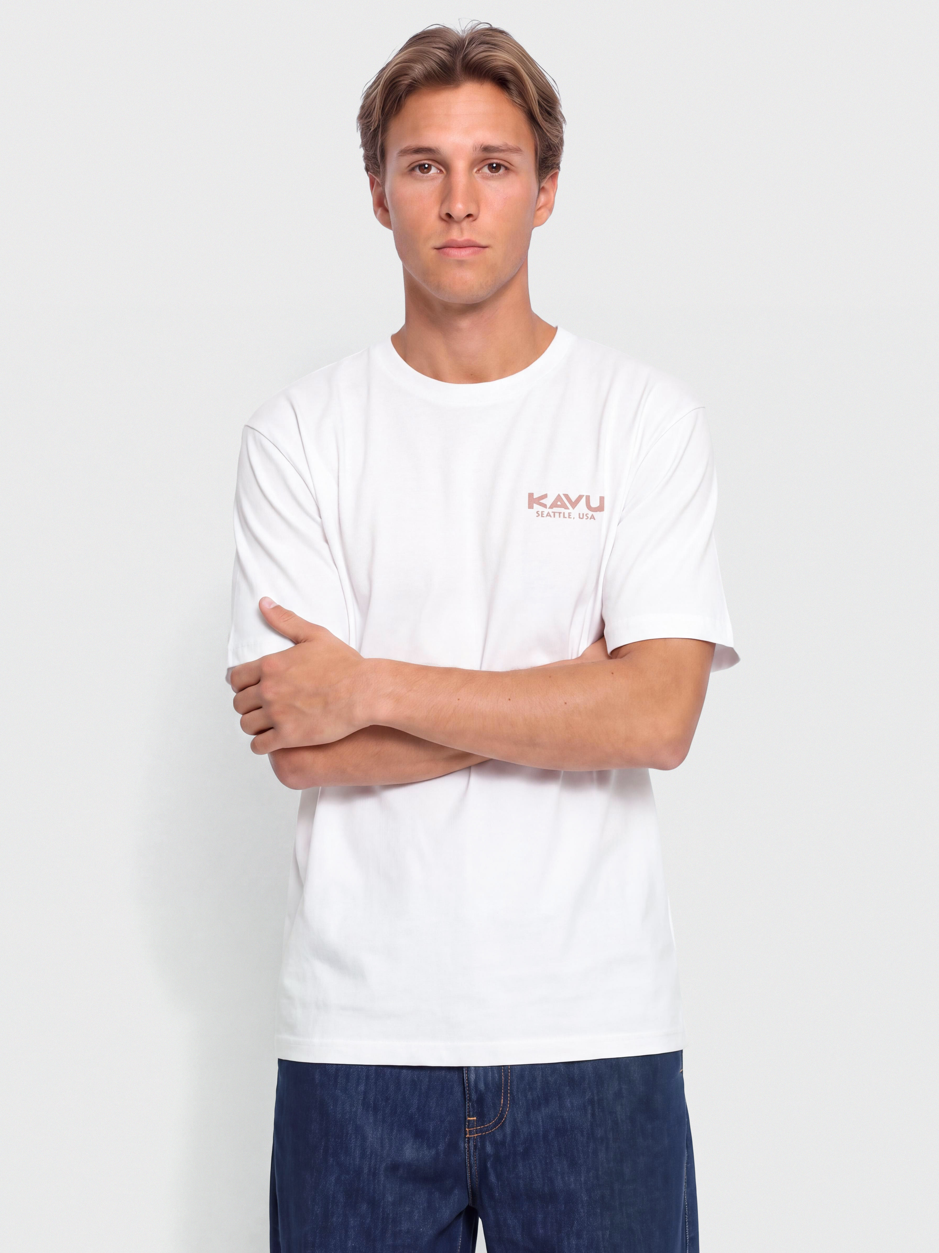 Тениска Kavu True Grade (off white)