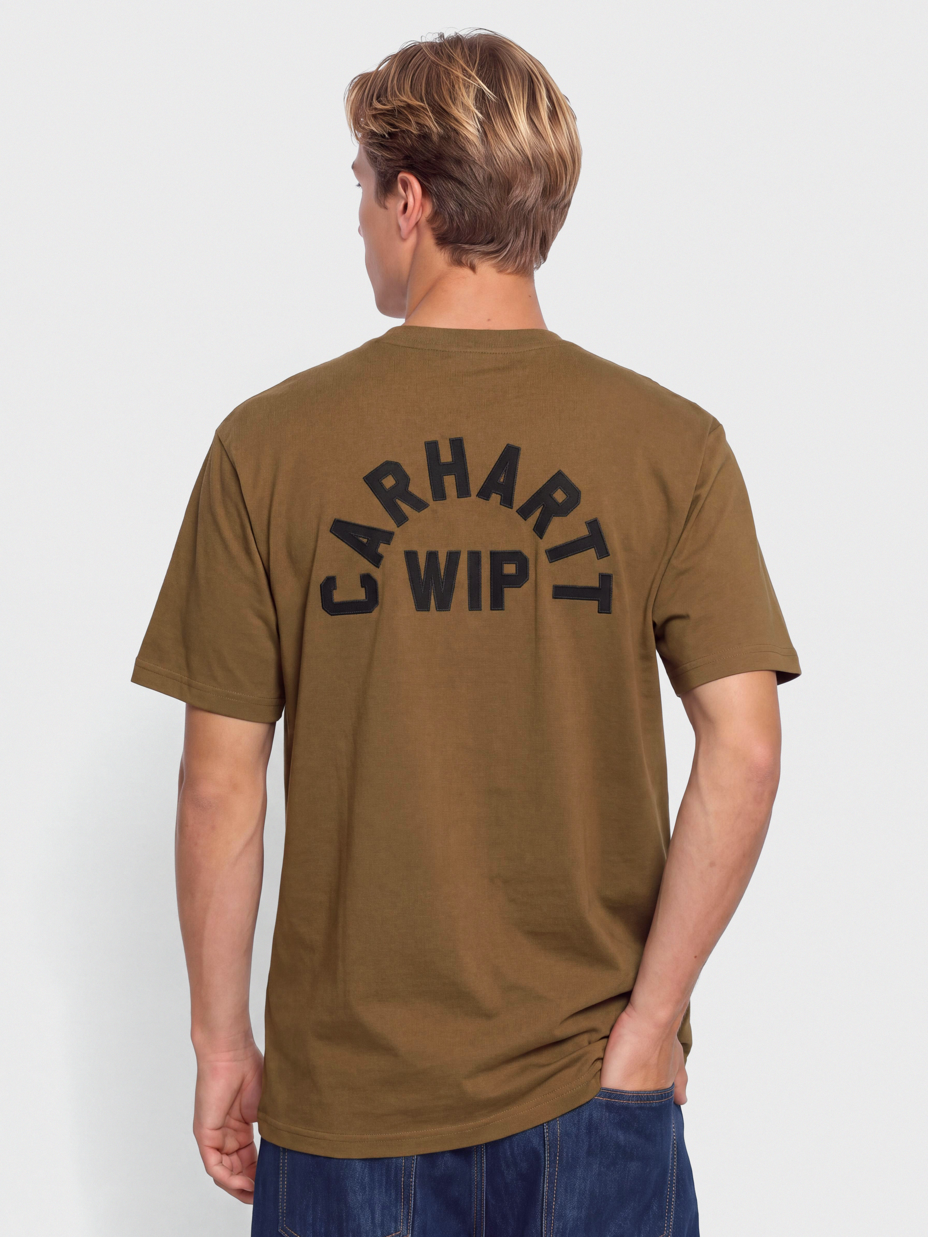 Тениска Carhartt WIP Arch Script