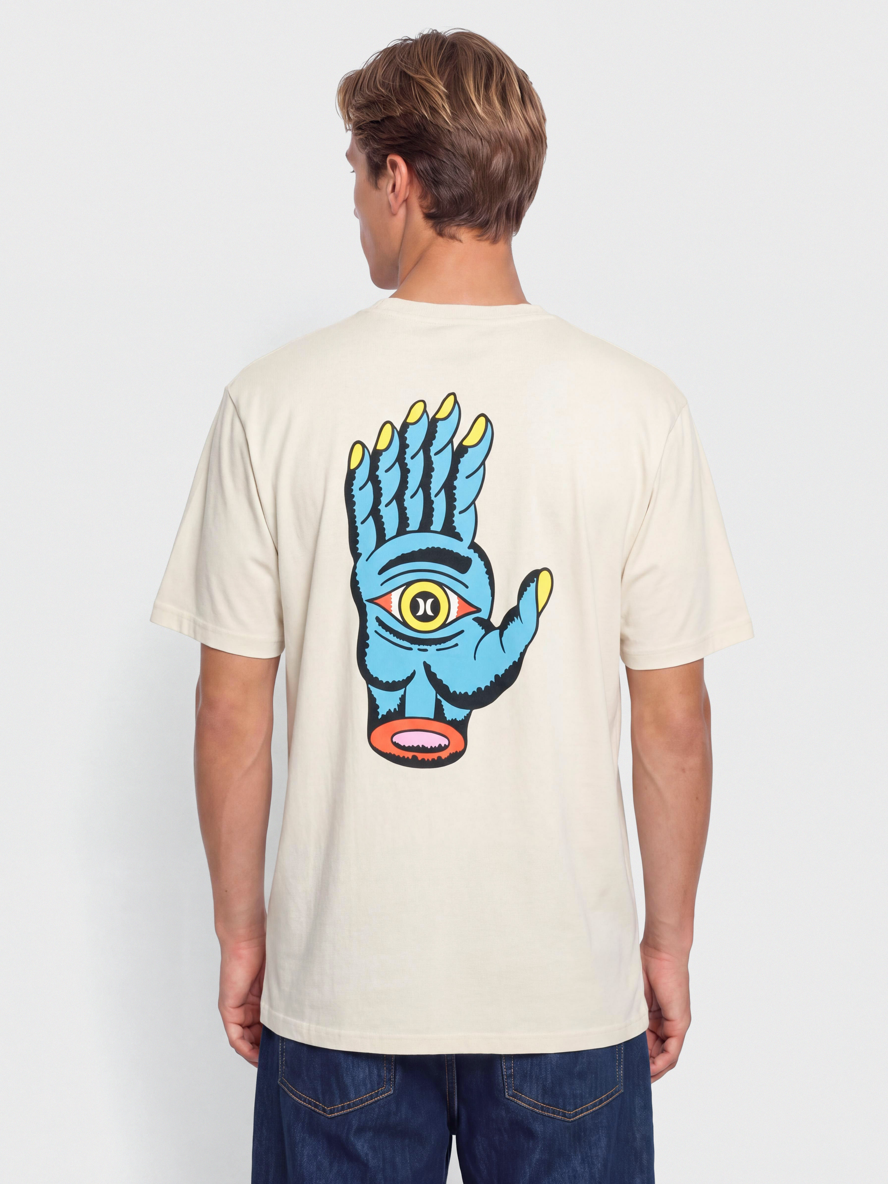 Тениска Hurley Etam Hand (white)