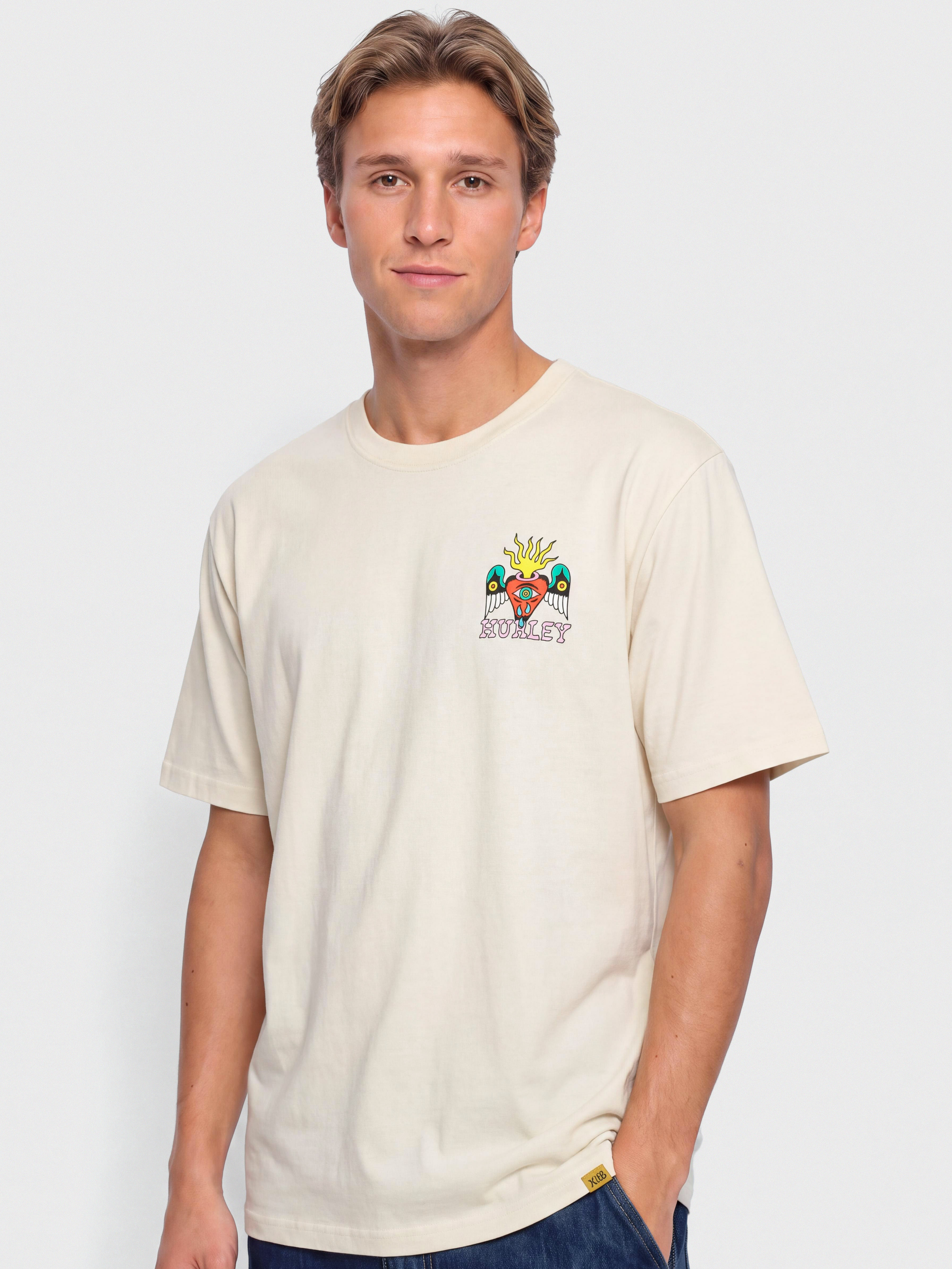 Тениска Hurley Etam Hand (white)