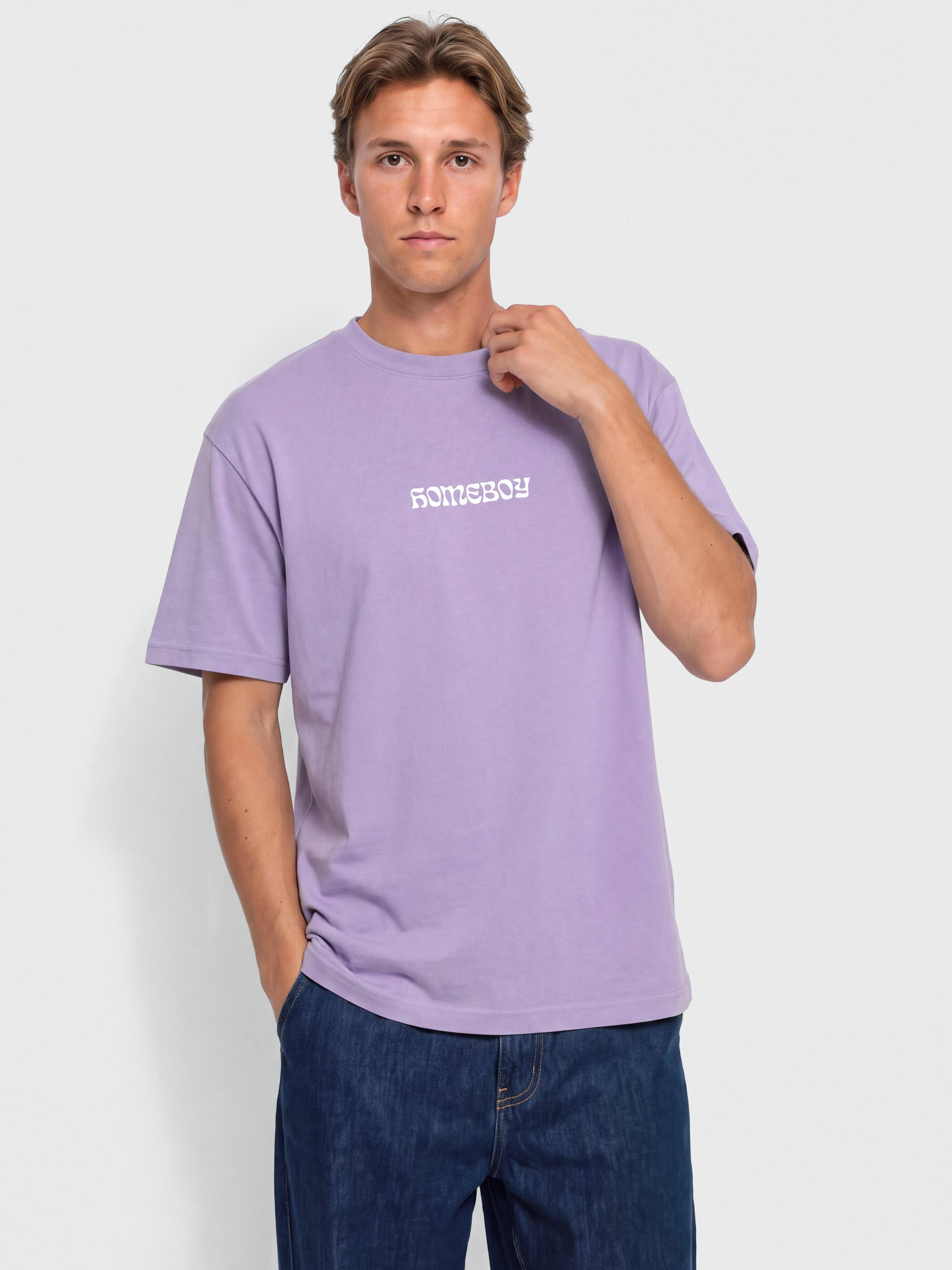 Тениска Homeboy Big Text (lilac)