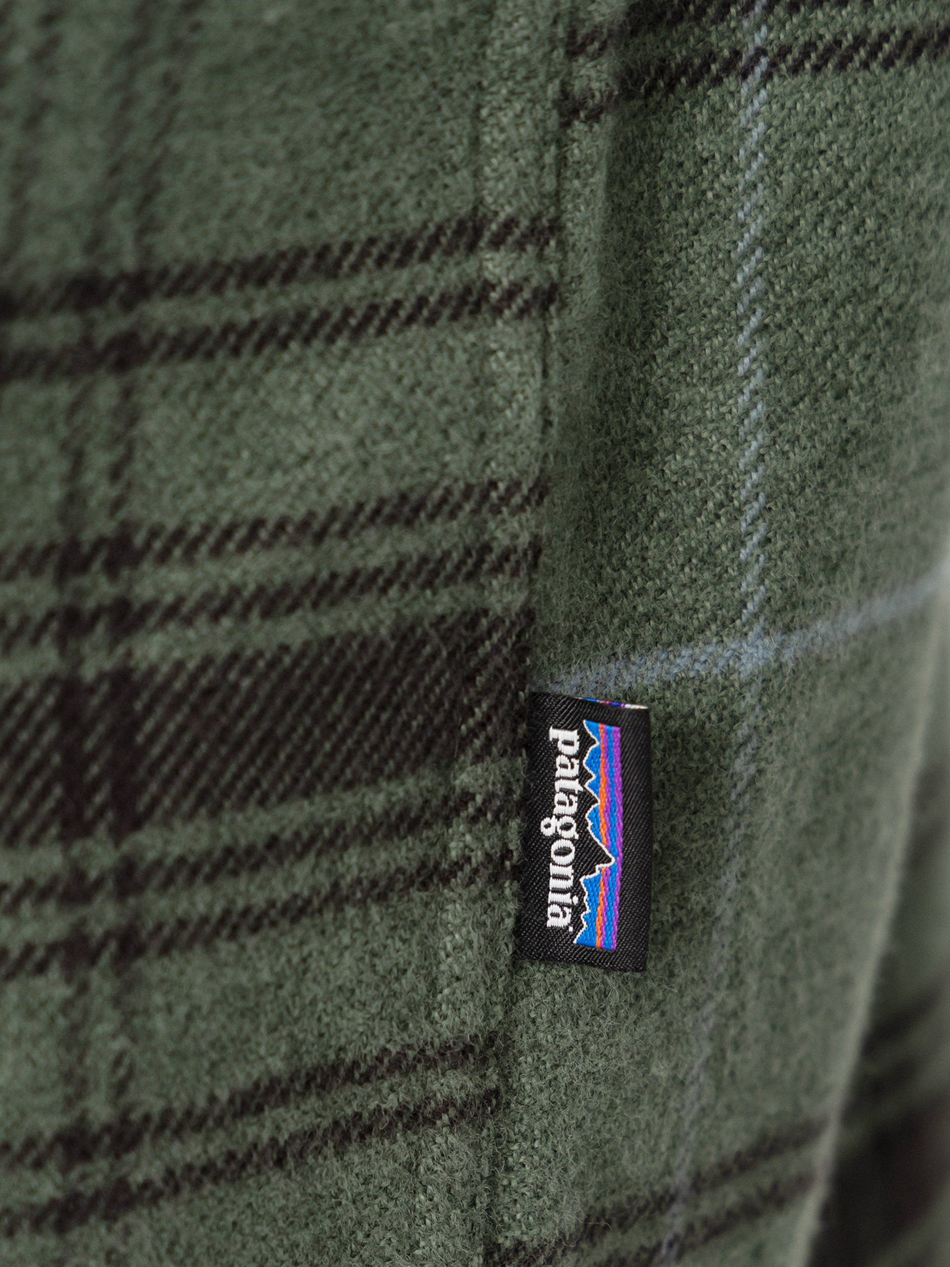 Риза Patagonia Fjord Flannel (dissolve treeline green)
