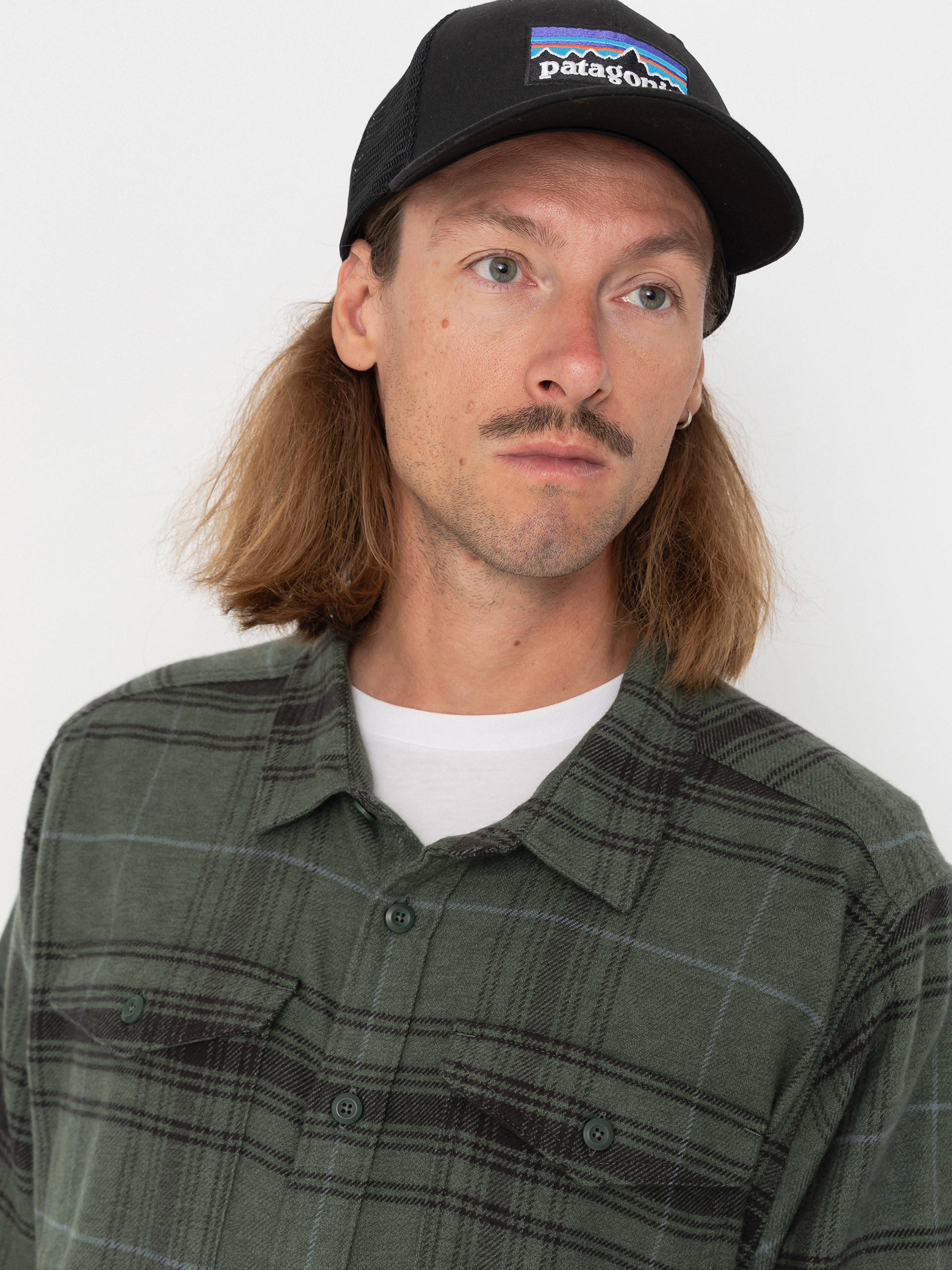 Риза Patagonia Fjord Flannel (dissolve treeline green)