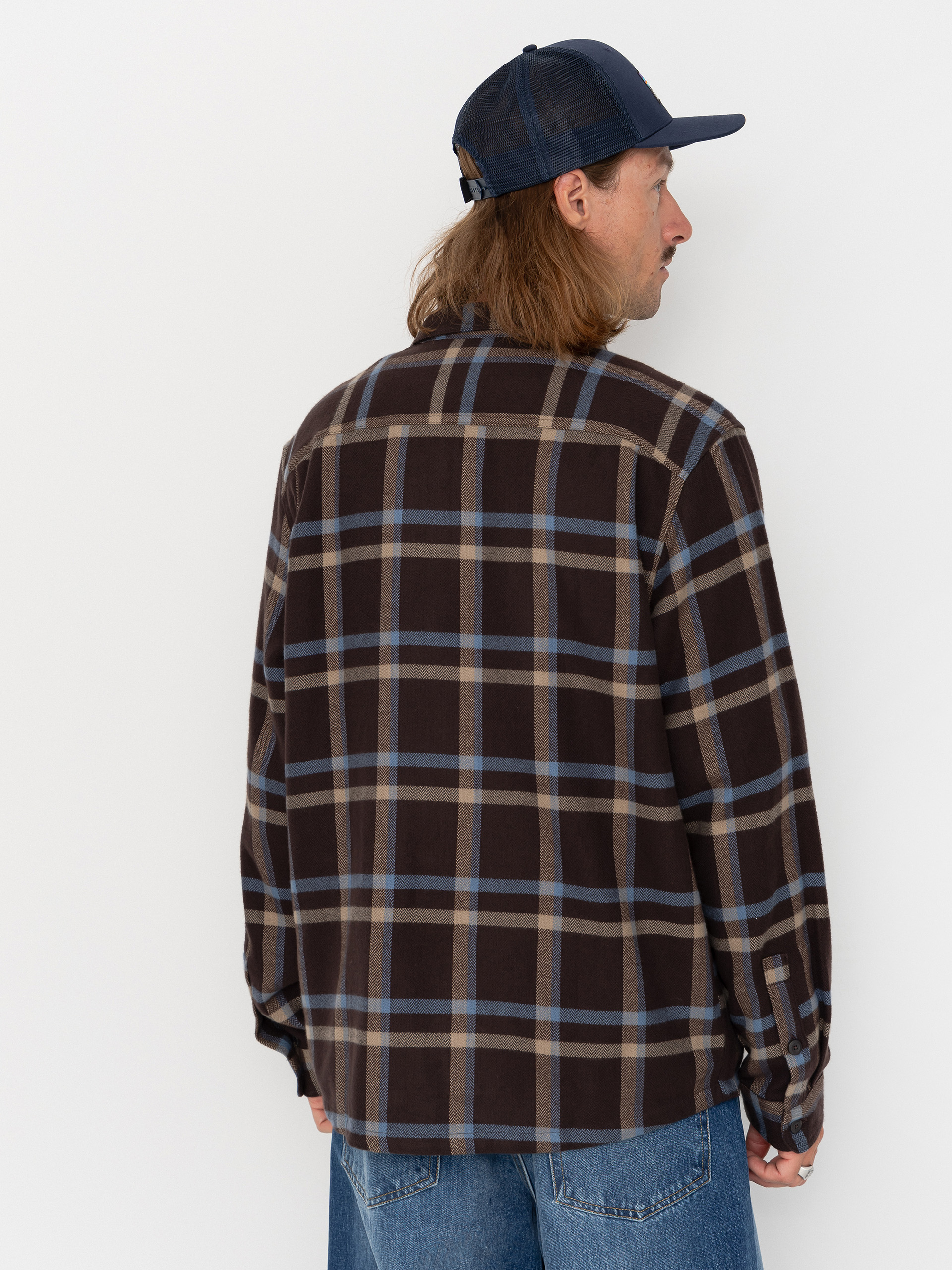 Риза Patagonia Fjord Flannel (crossing den brown)