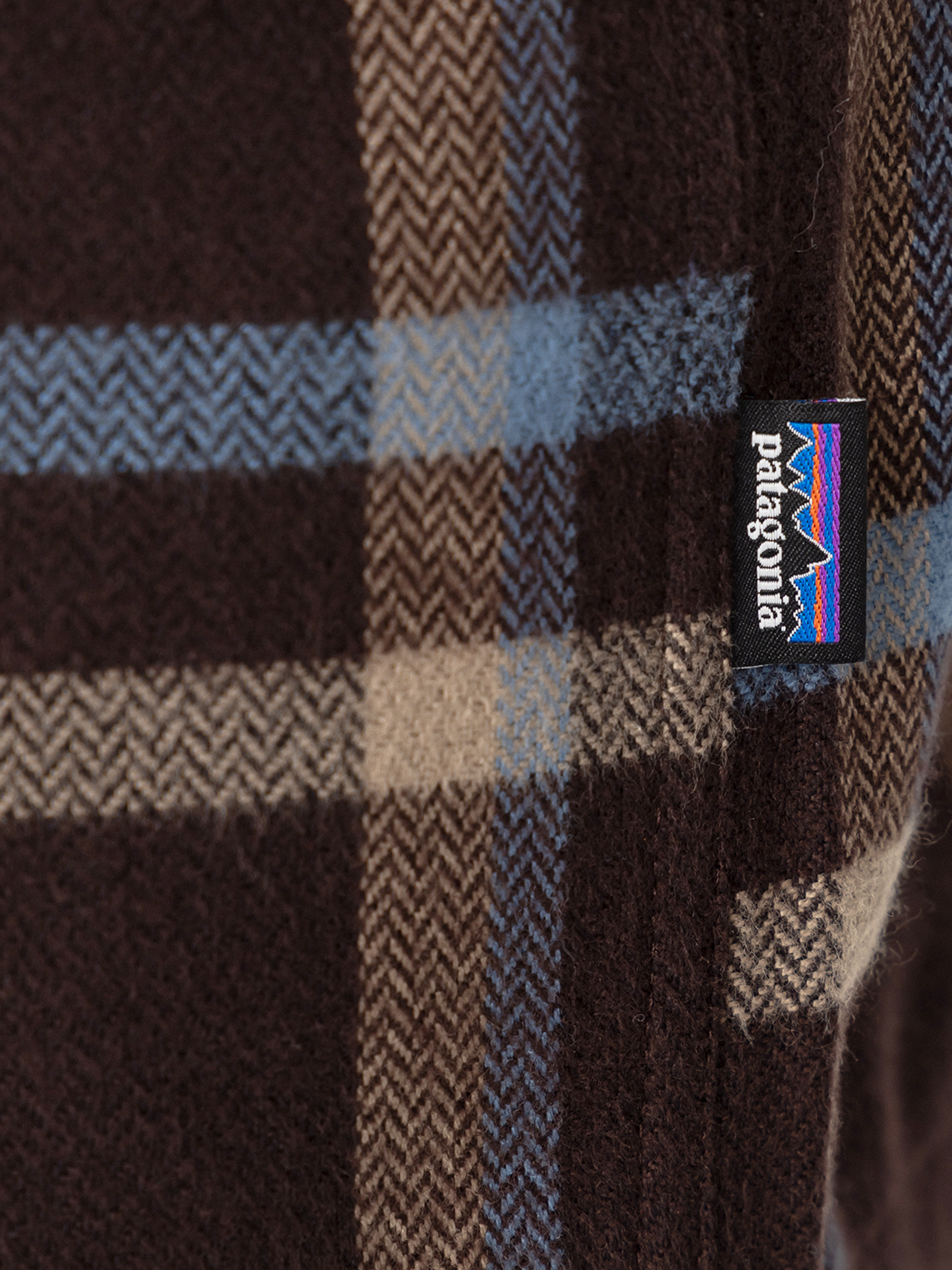 Риза Patagonia Fjord Flannel (crossing den brown)