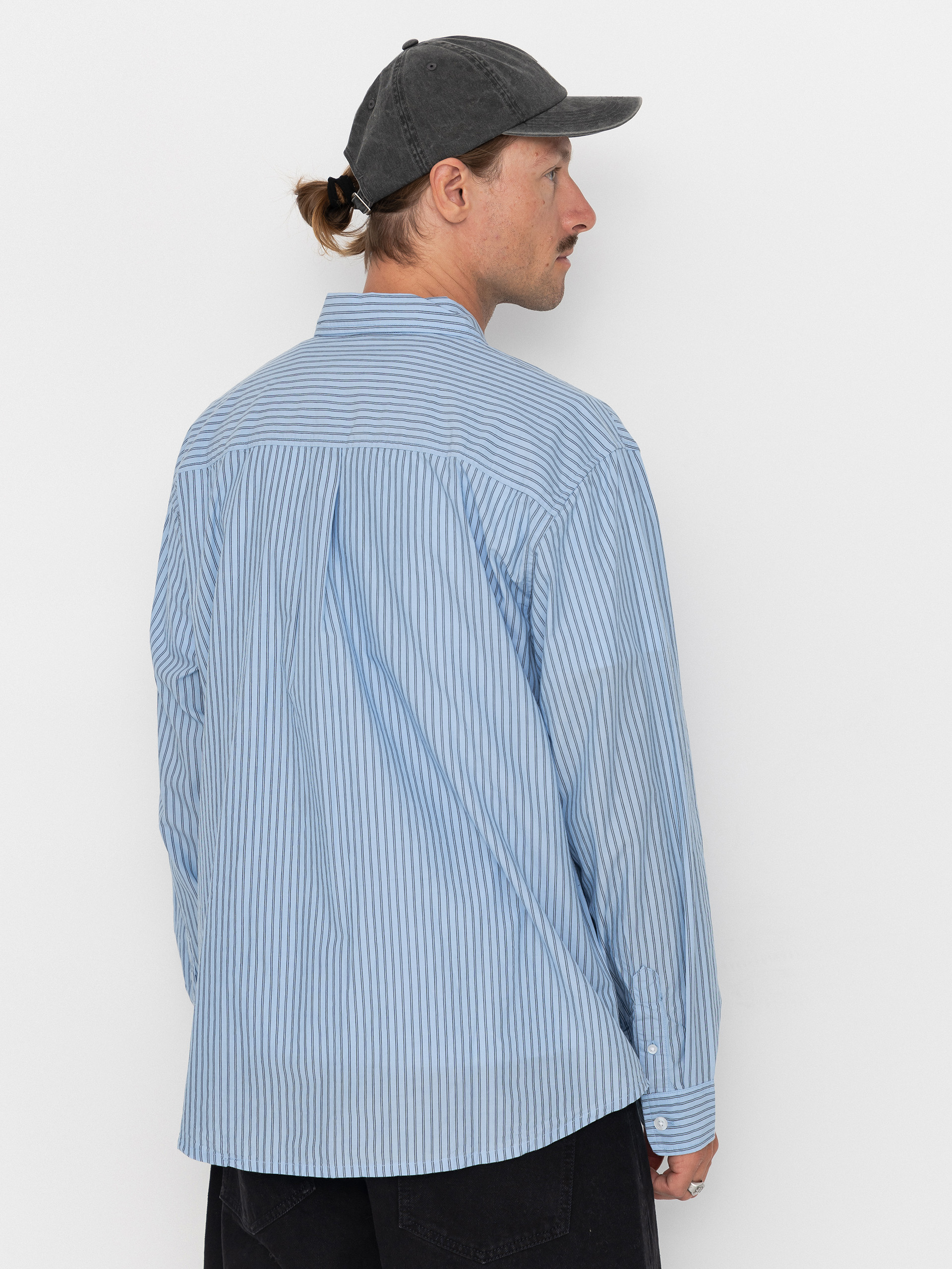 Риза OBEY William (light blue multi)