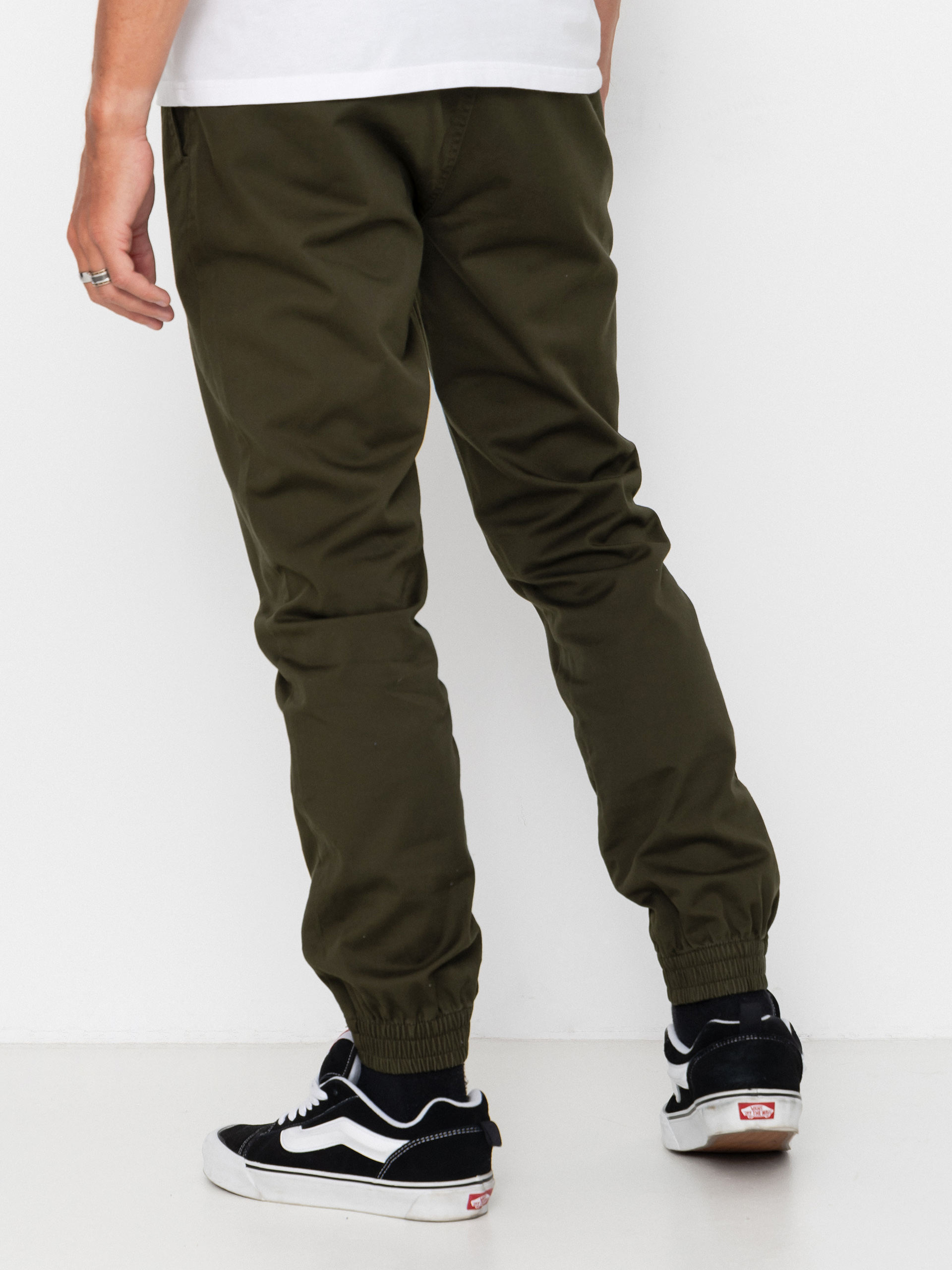 Панталони Volcom Frickin Slim Jogger (dark green)