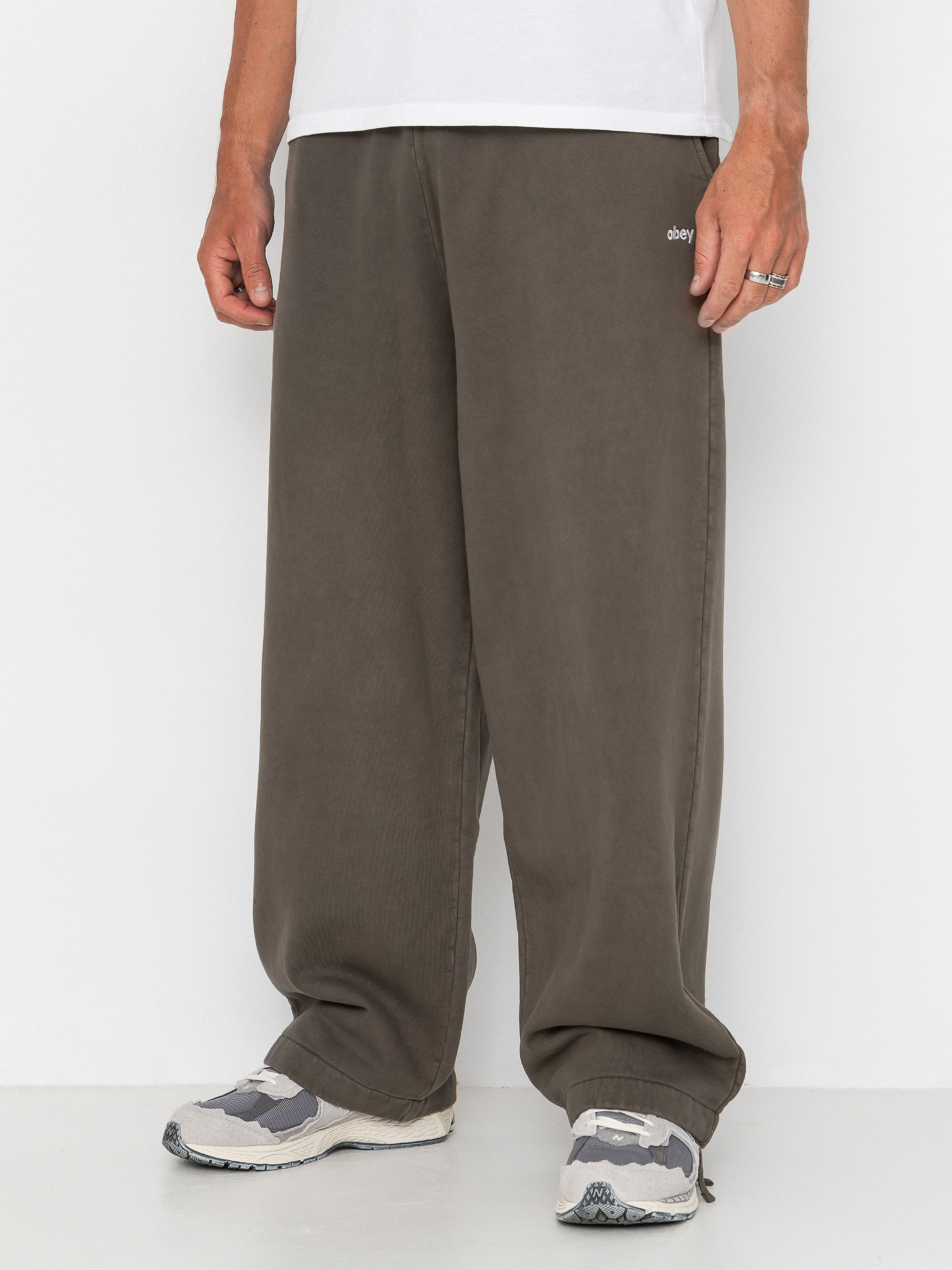 Панталони OBEY Lowercase Pigment Straight